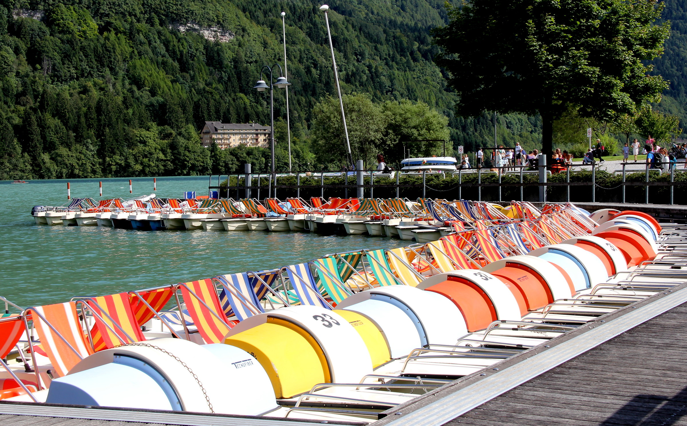 Parade of colors (Lake Molveno)