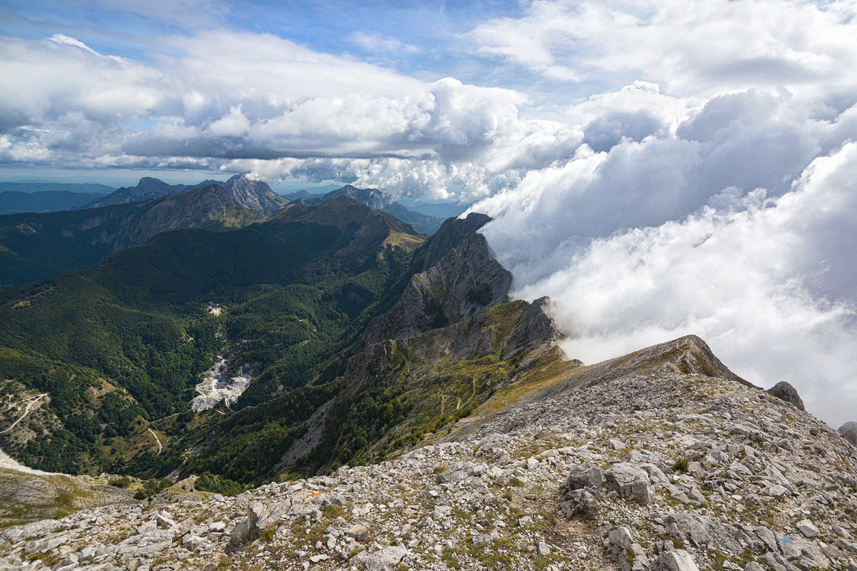 East side and clouds