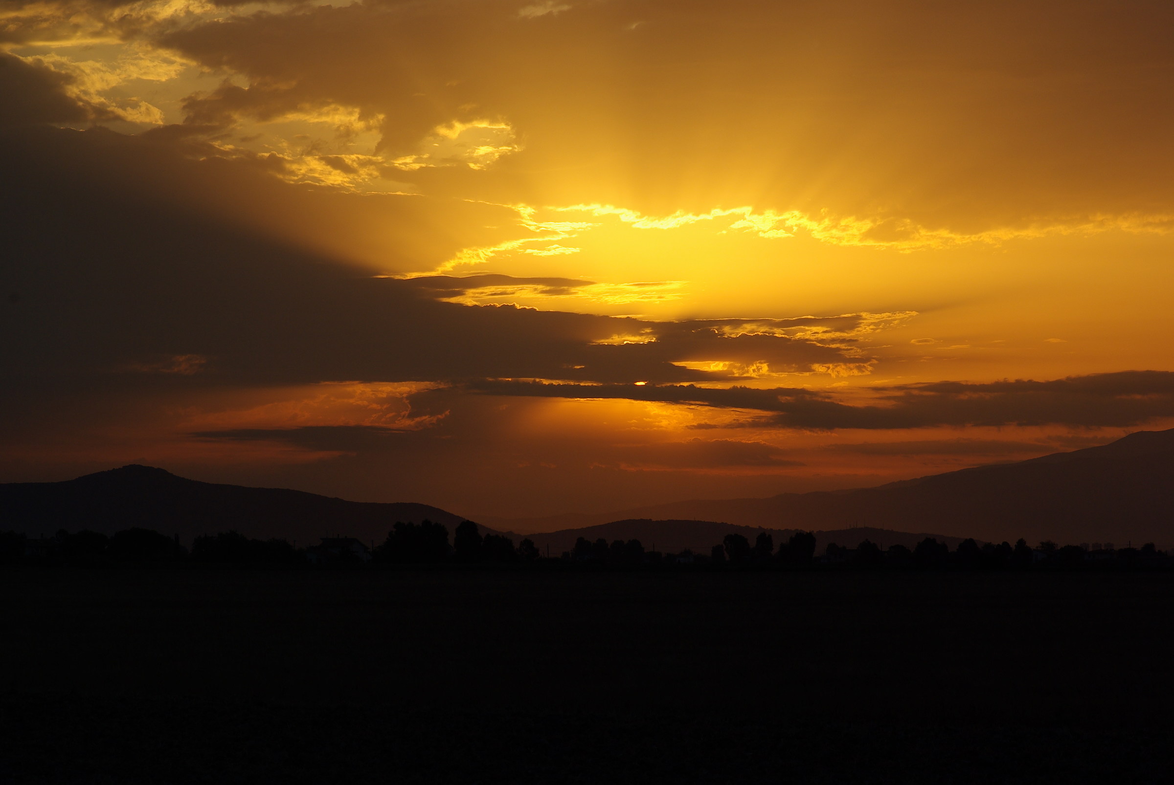 Lo spuntar dell'alba in Maremma