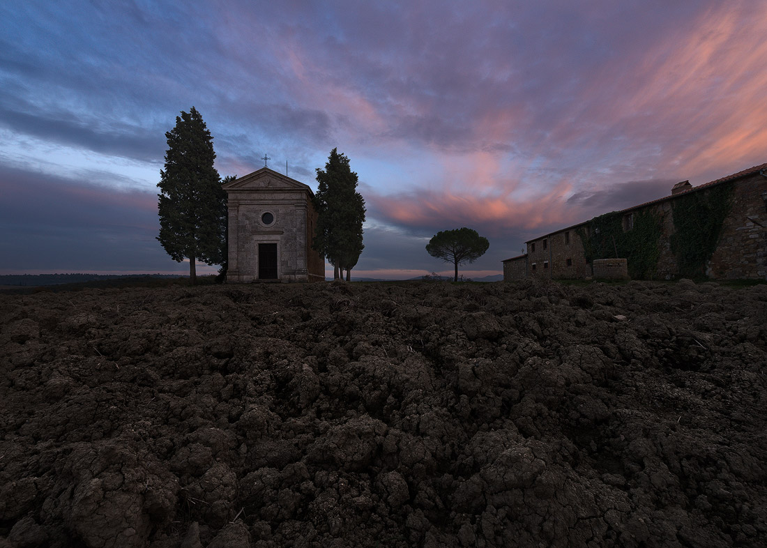 Classic Tuscan sunset