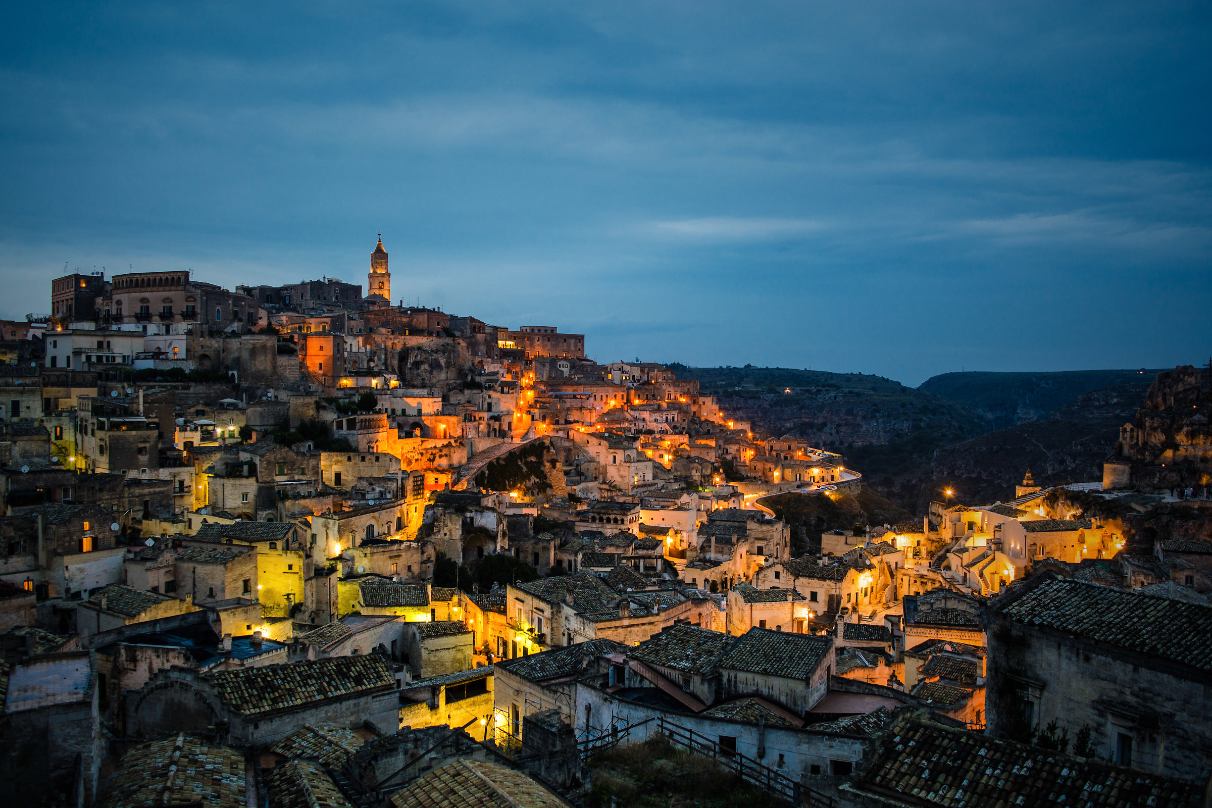 I sassi al crepuscolo