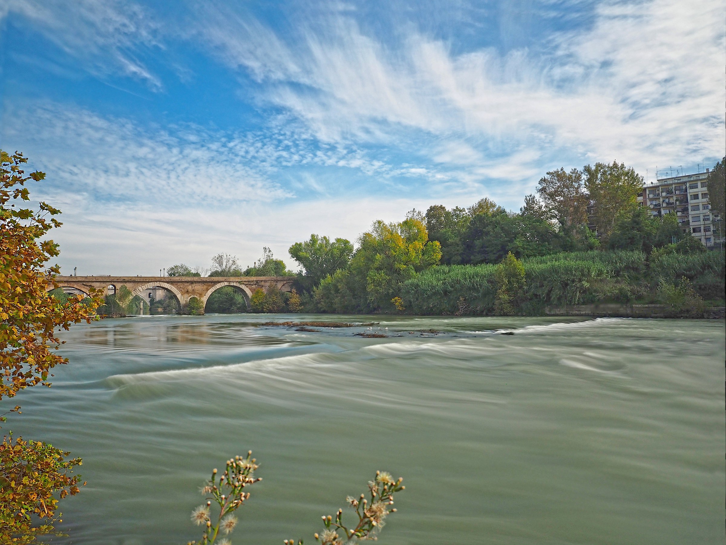 Milvian Bridge on the Tiber (Rome)