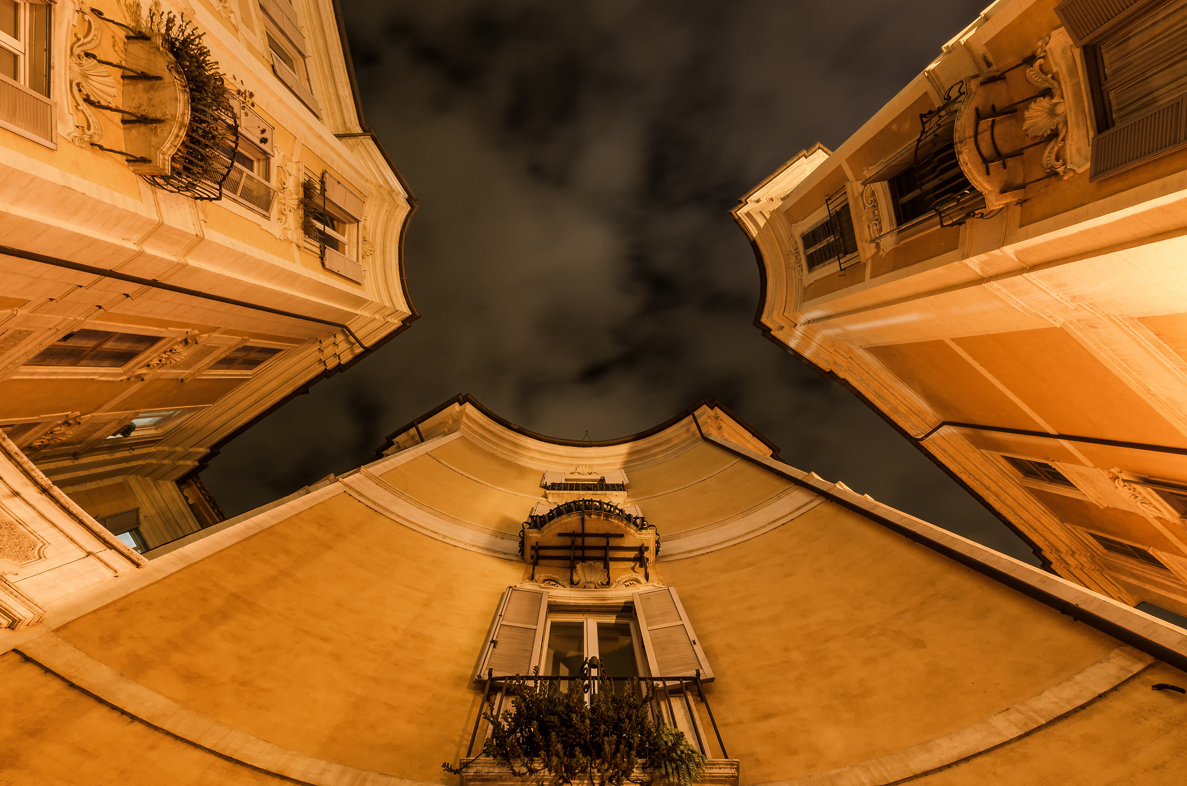 cielo in piazza Sant Ignazio