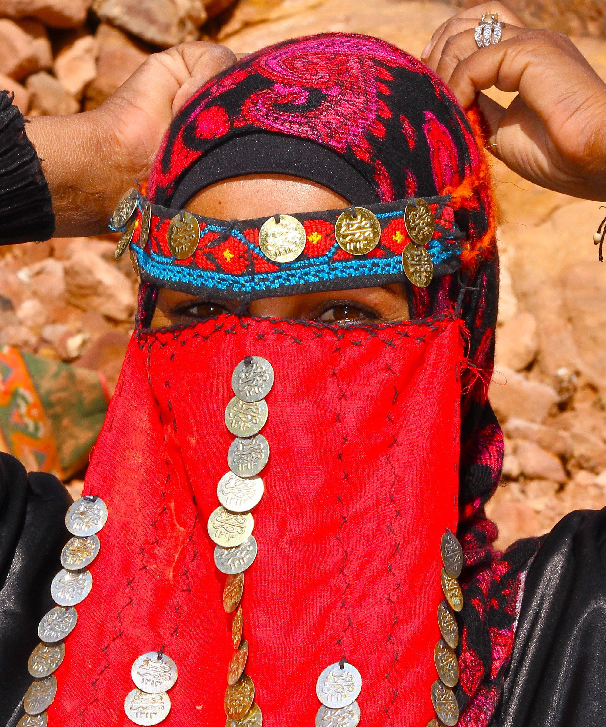 Woman in Petra, Jordan.