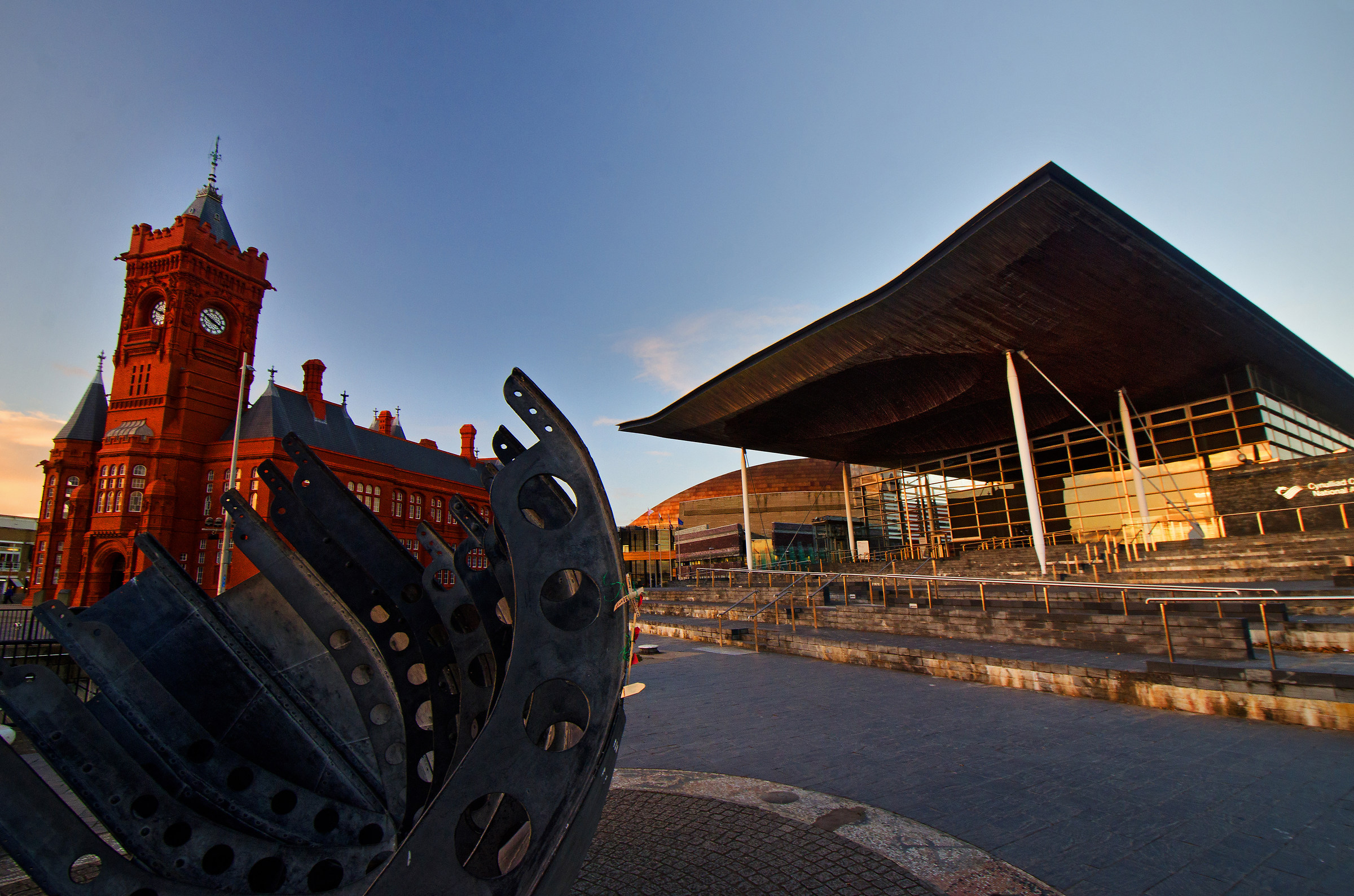 Cardiff Bay at Sunset