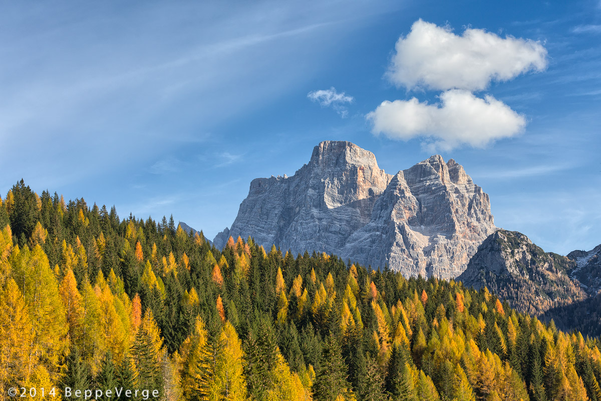 Segnali di fumo sul Pelmo