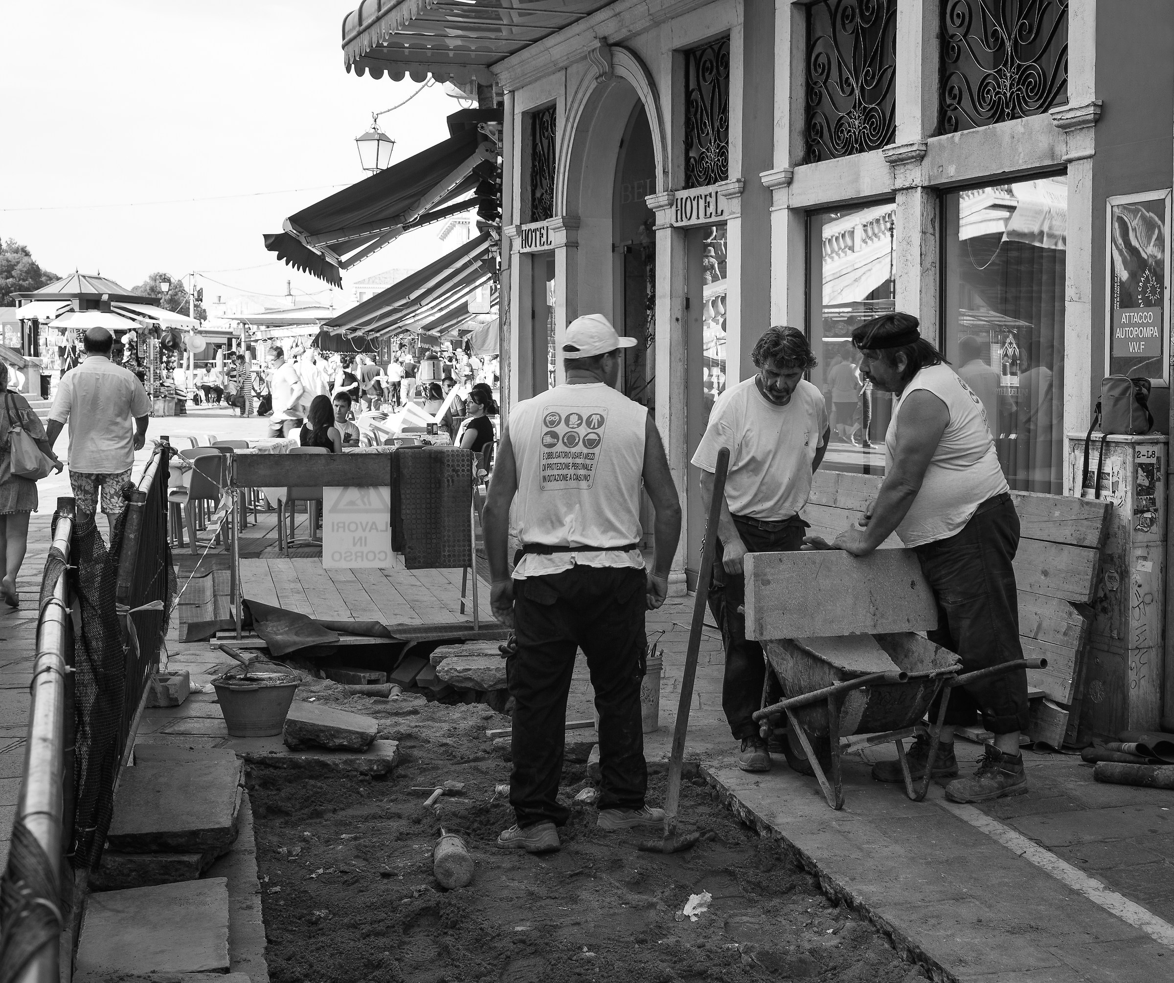 Non ci sono piu' i "masegni" di una volta...