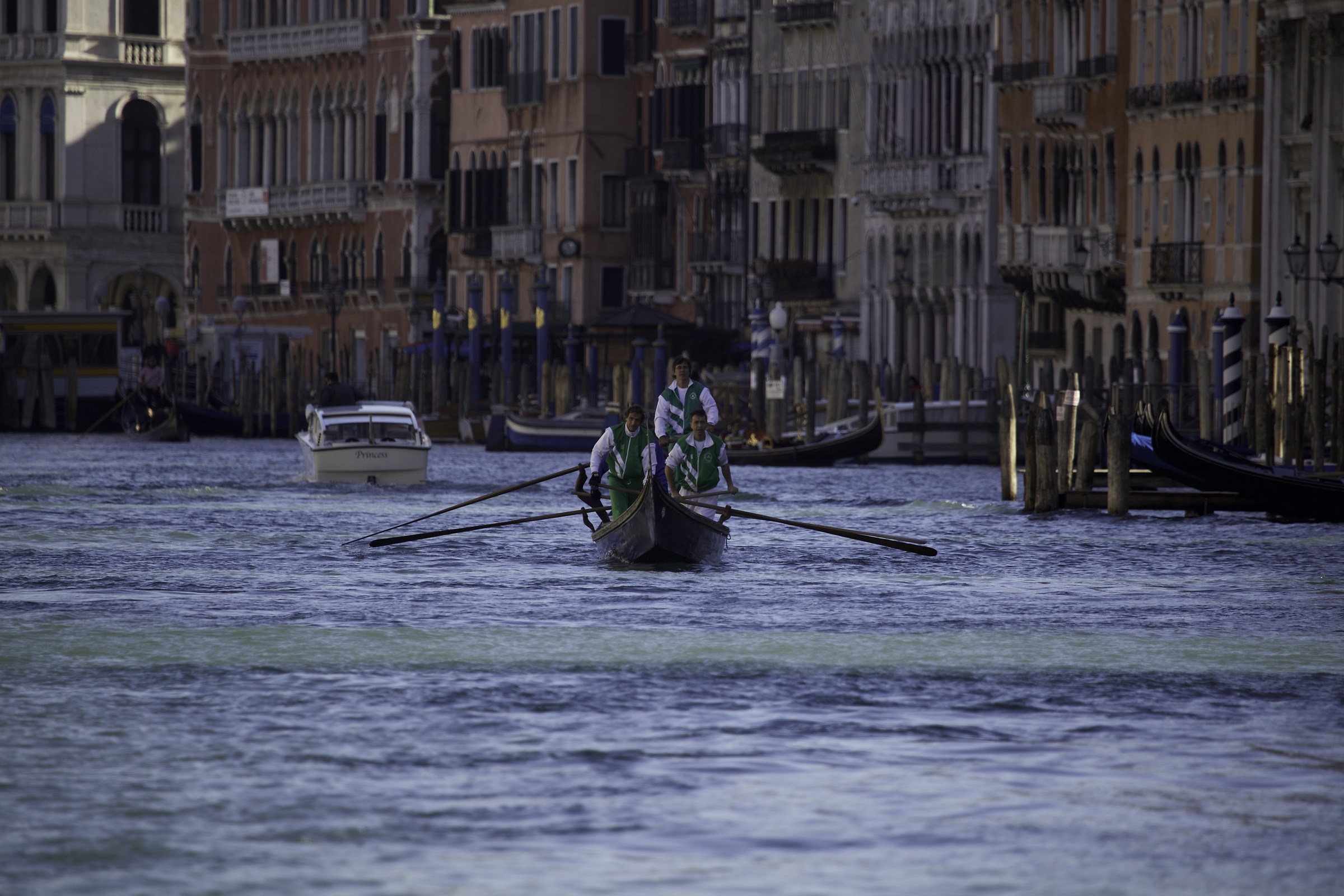 Rowers on the Grand Canal