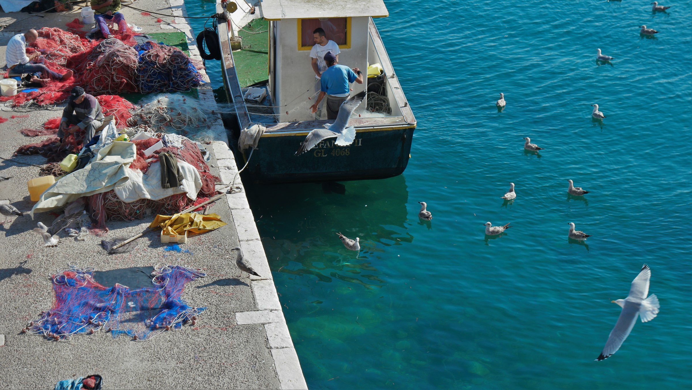 fishermen in the company