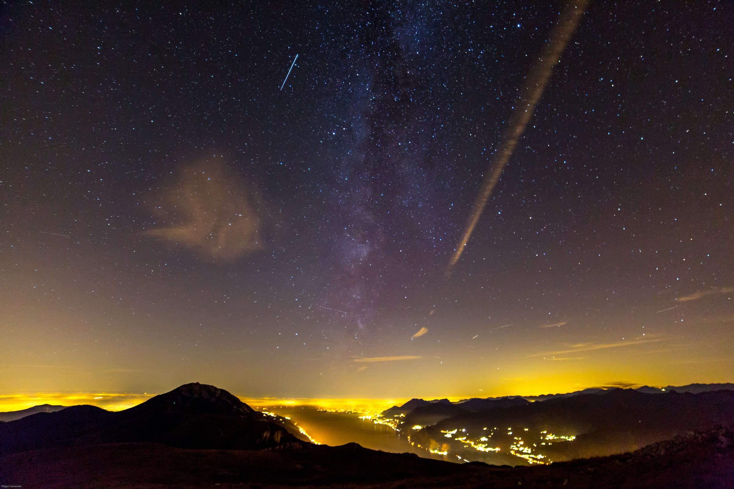Milky Way on Lake Garda