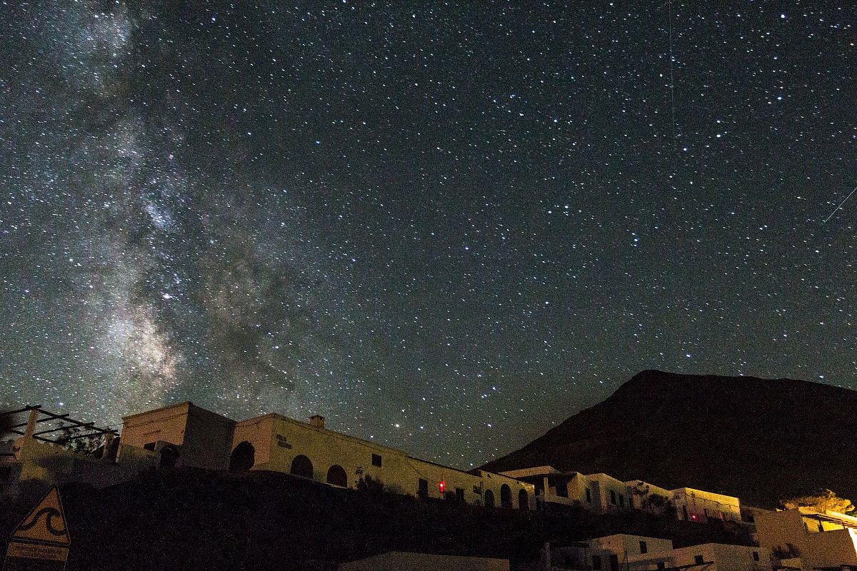 Stromboli and the Milky Way