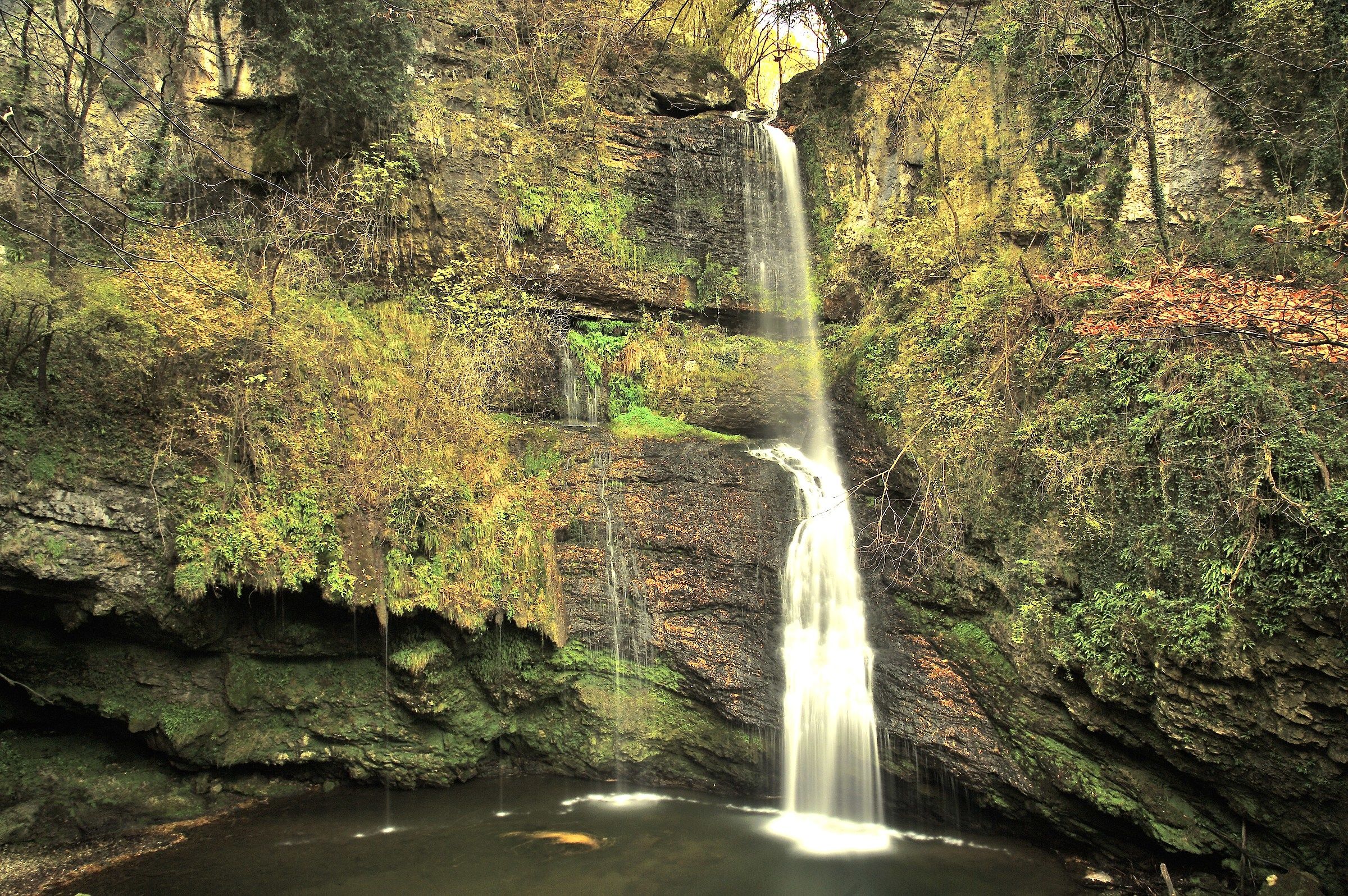 Waterfall in Ferrera di Varese