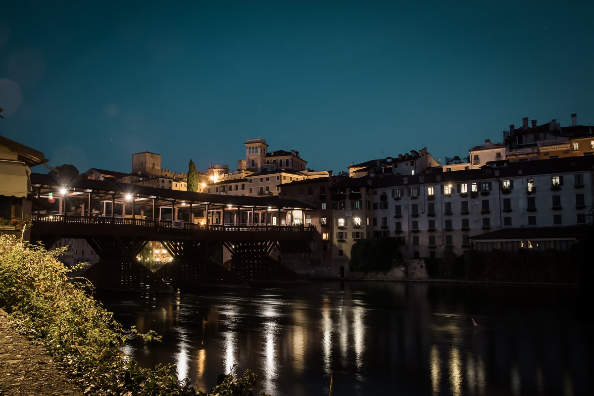 veduta del ponte di Bassano