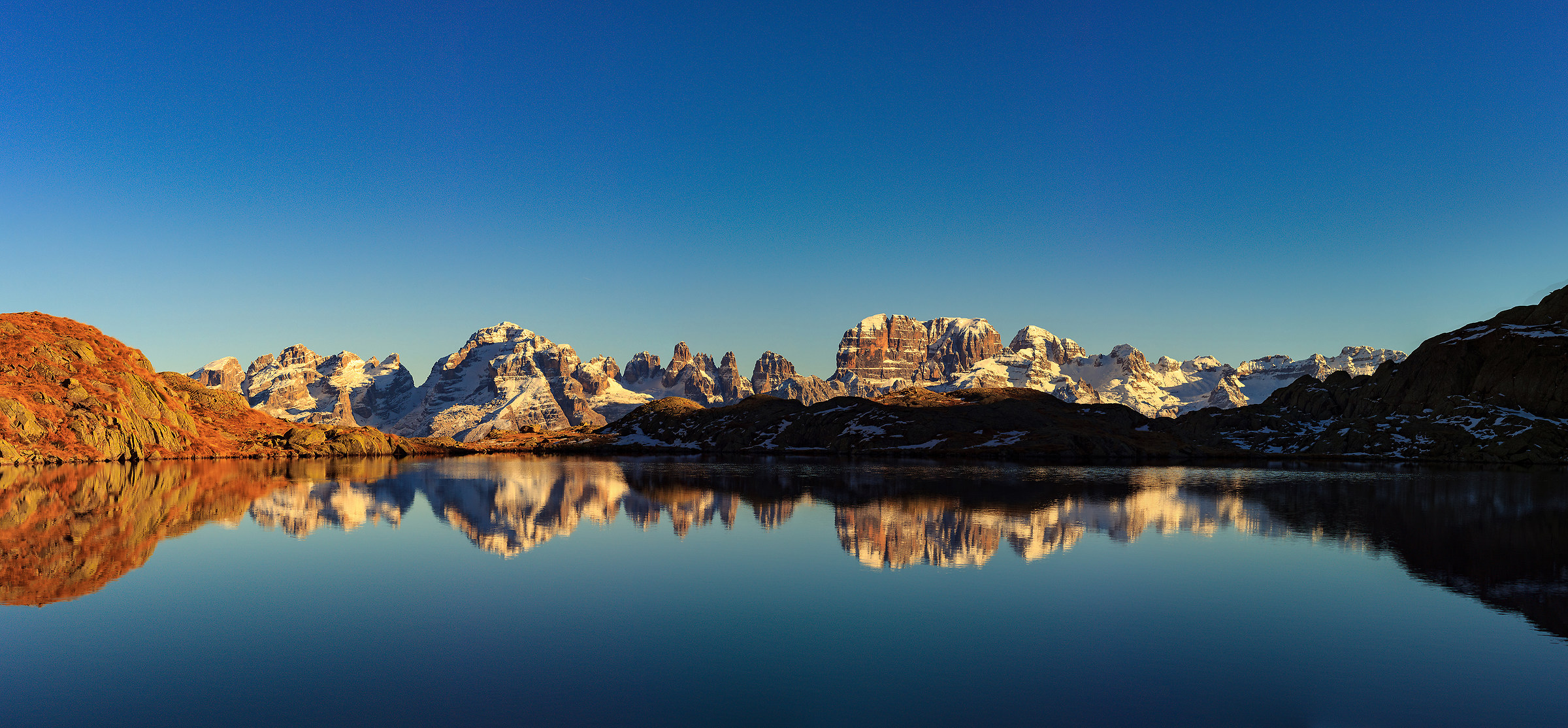 Le Dolomiti amano specchiarsi qui...