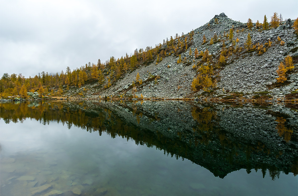 Reflections Black Lake - Natural Park of Mont Avic