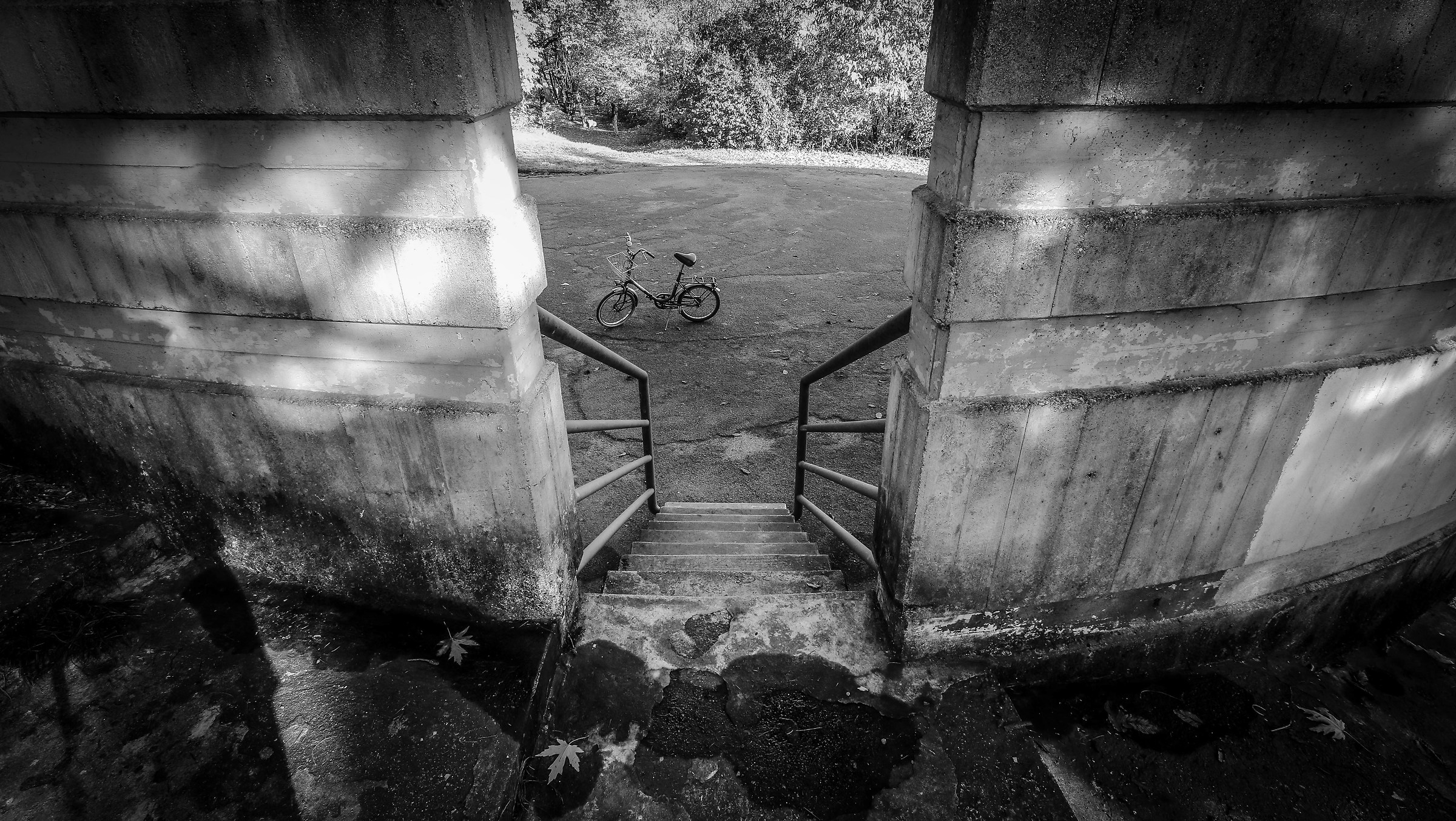 She is there ... and waits.