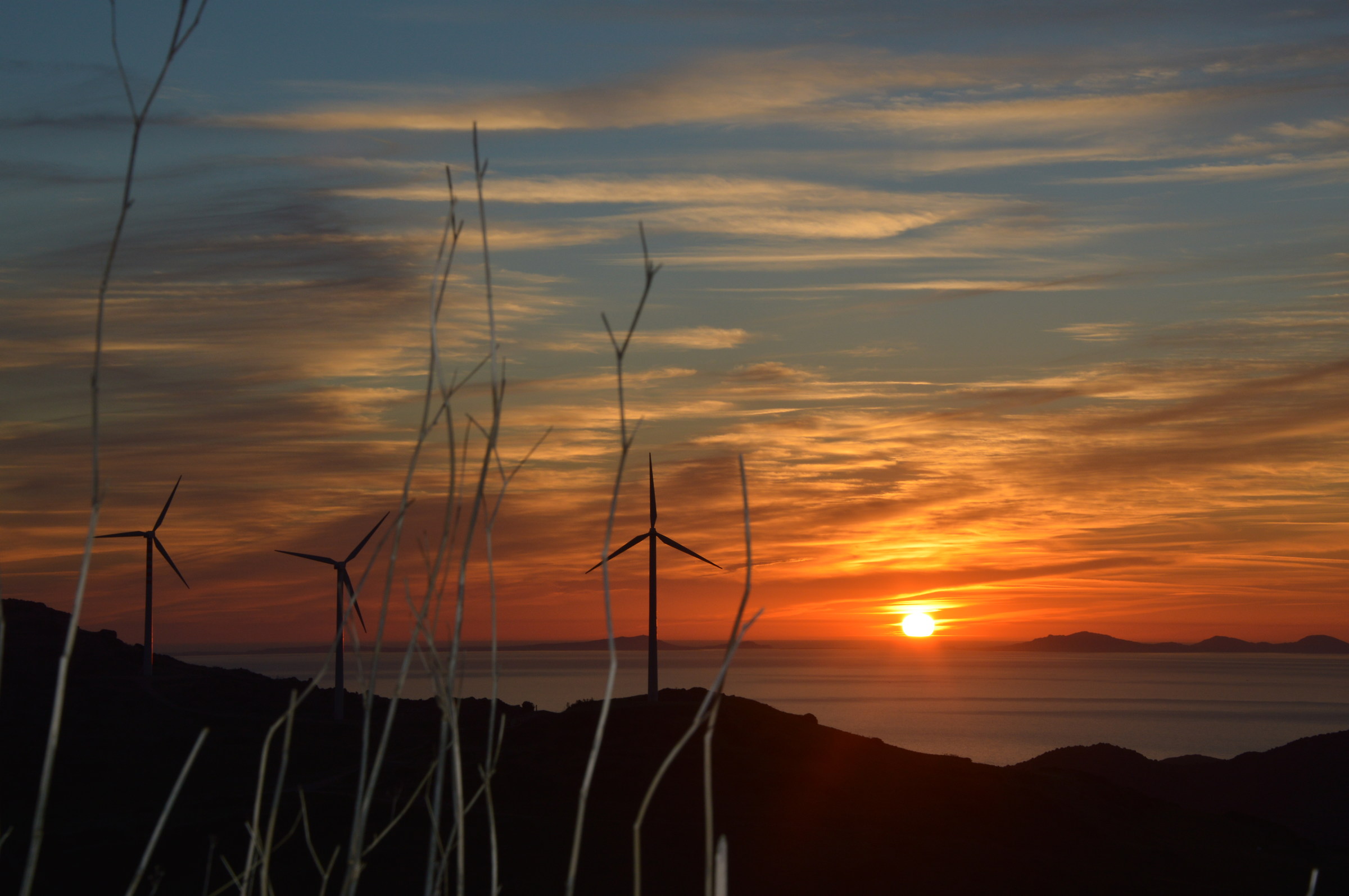 tramonto sul golfo dell'asinara