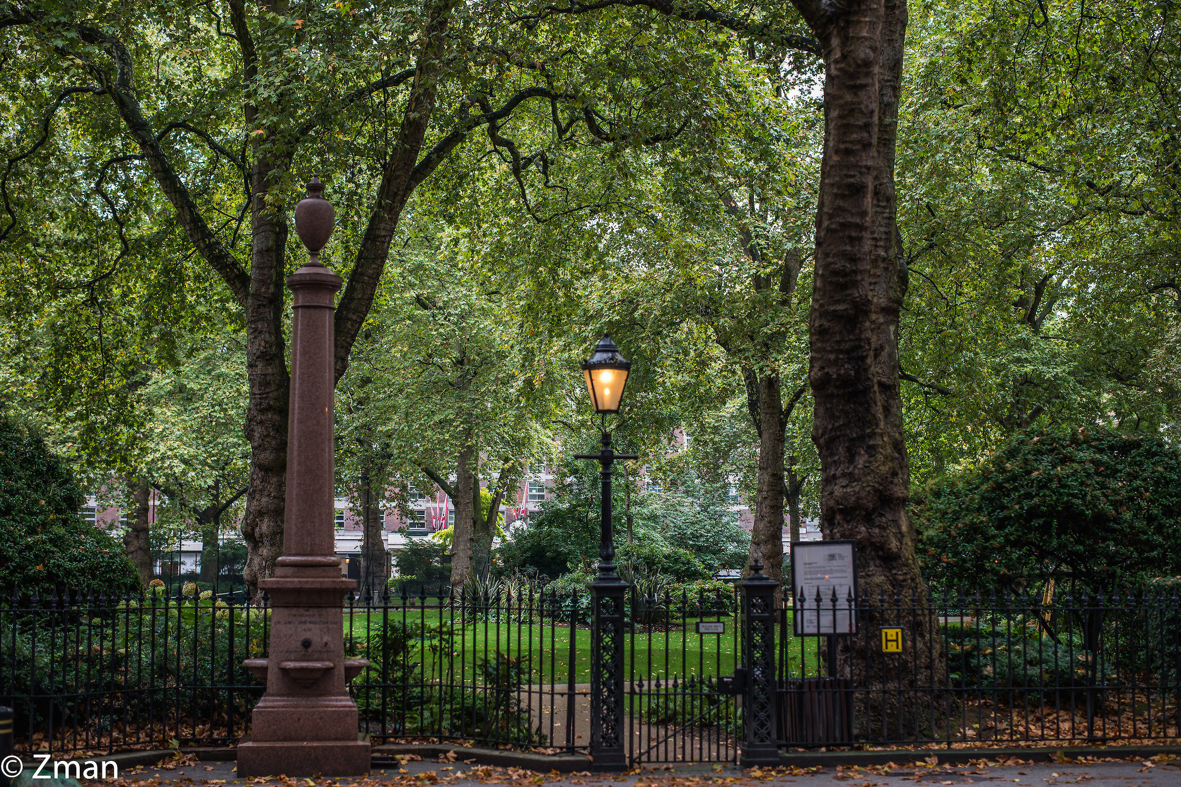 Il cancello del Parco