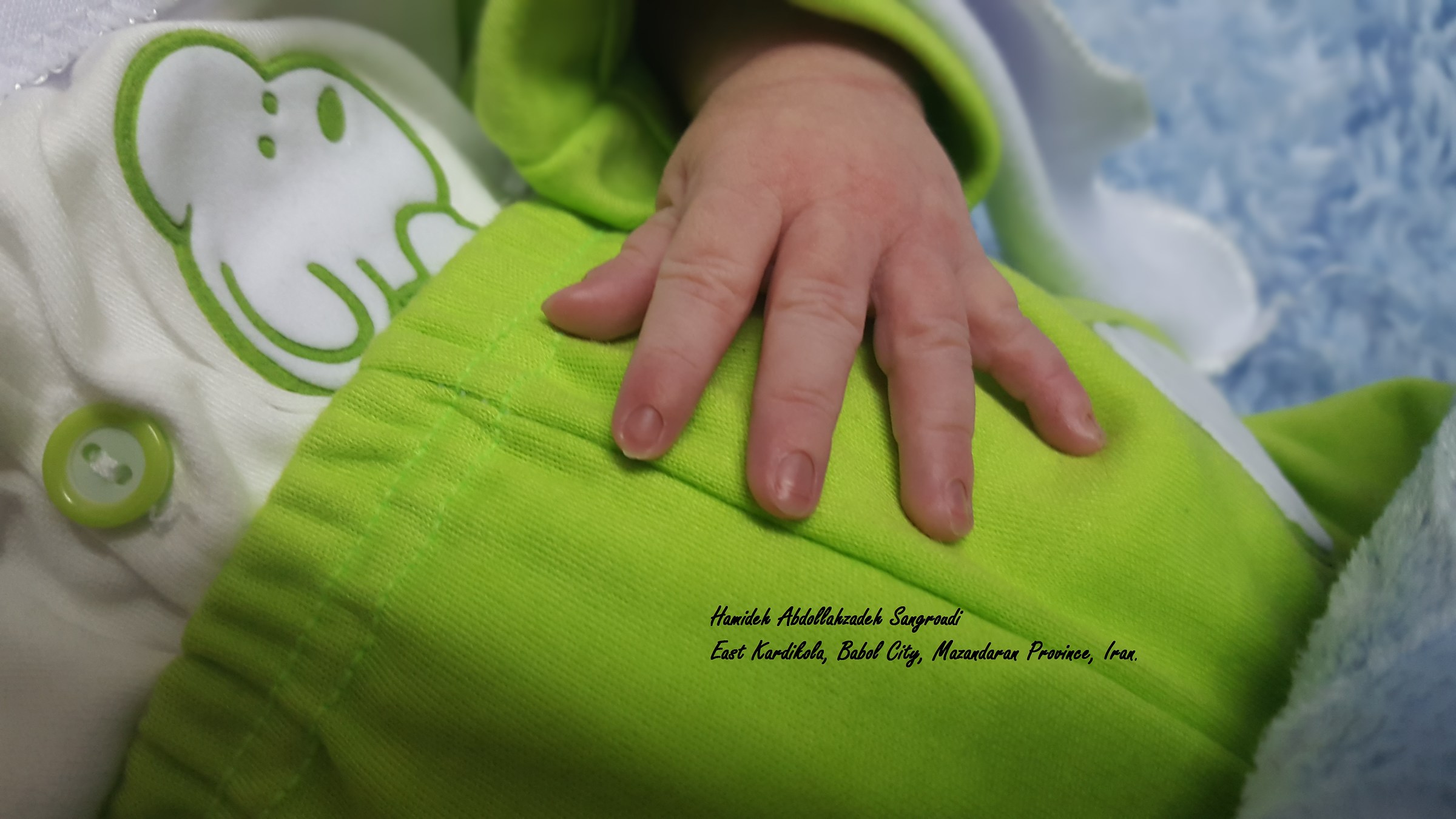 La mano di mio nipote (Matin) in 2 giorni! come un fiore