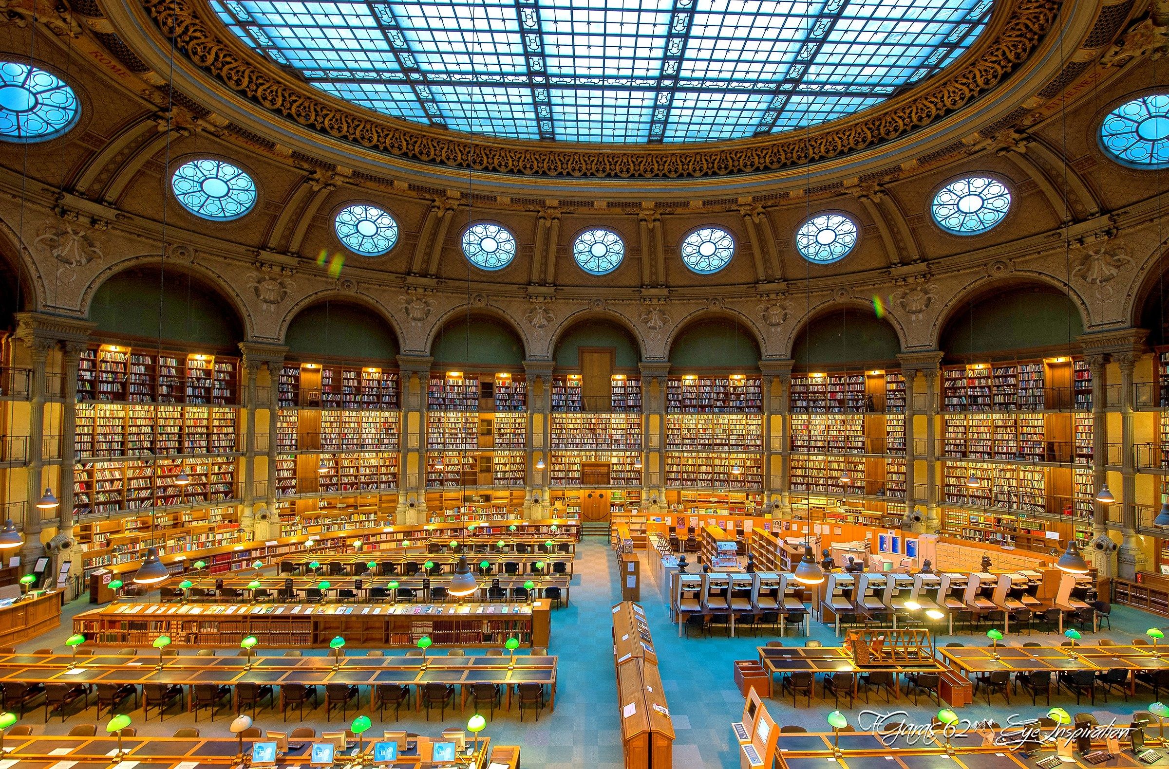 Bibliothèque nationale de France salle Richelieu pari...