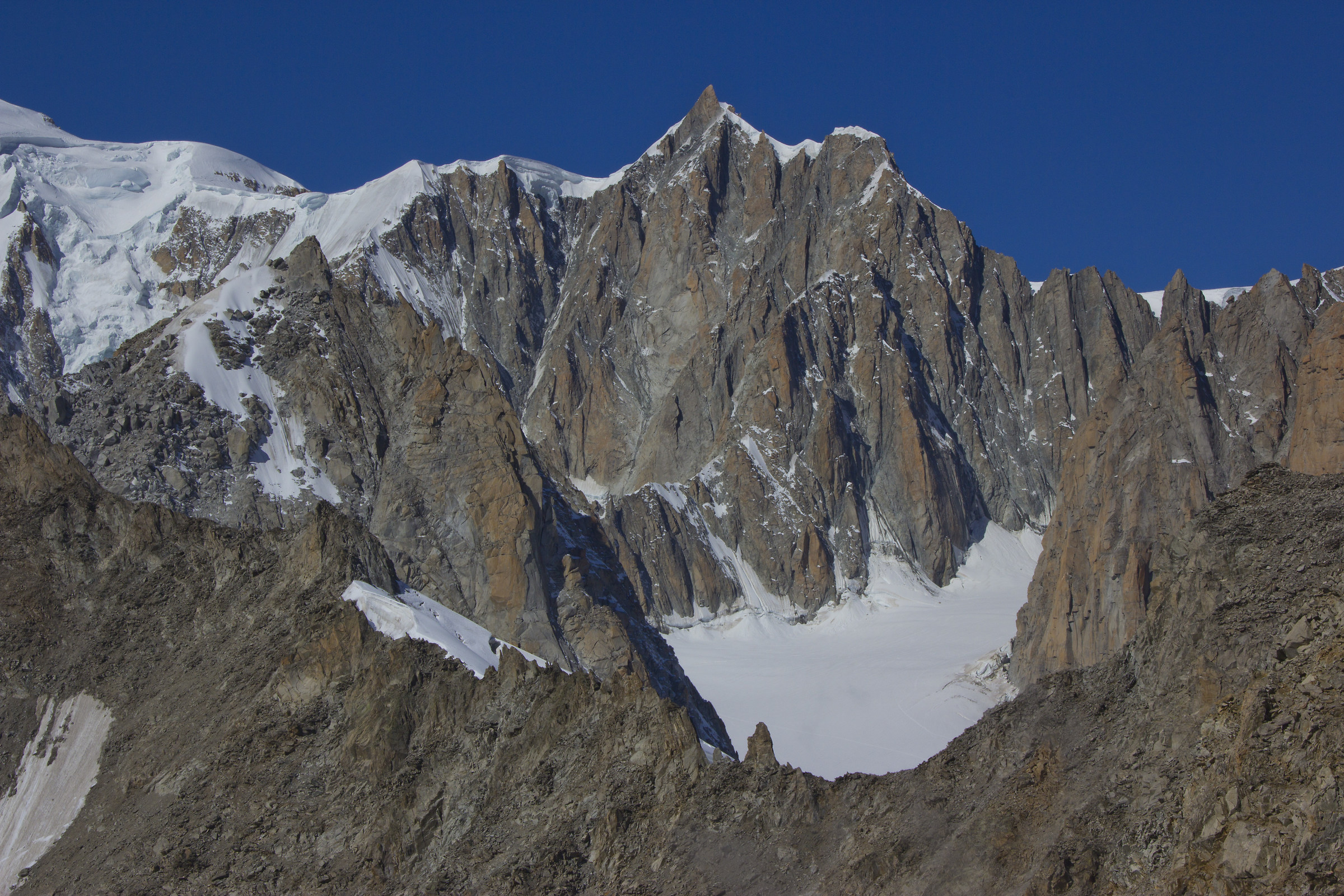 ghiacciai del monte bianco