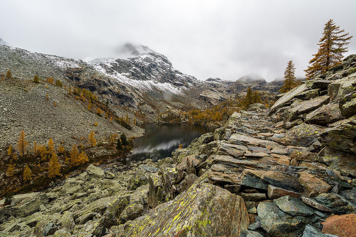Towards the Black Lake - Natural Park of Mont Avic