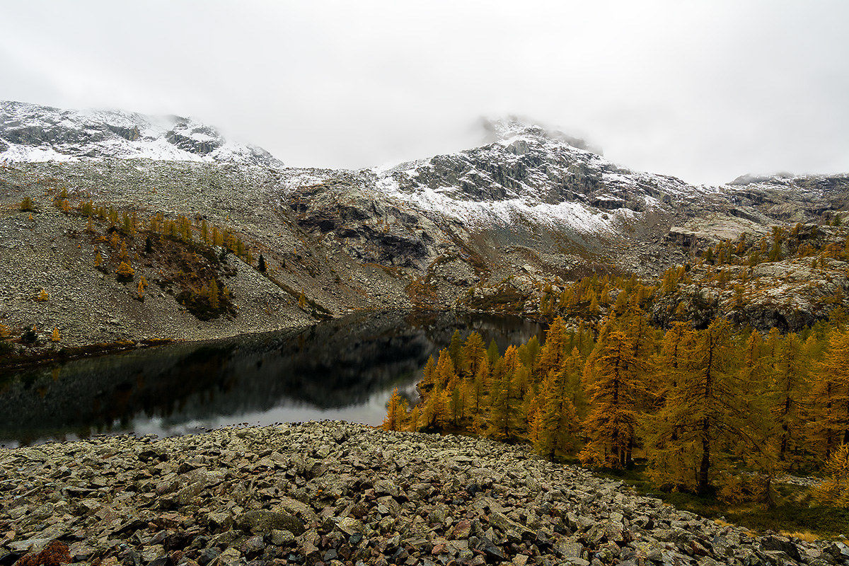 Autumn at Black Lake - Natural Park of Mont Avic