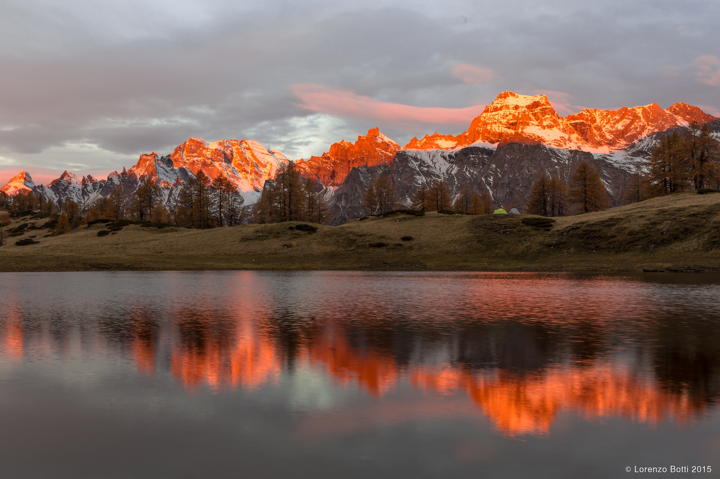 alba al lago Sangiatto
