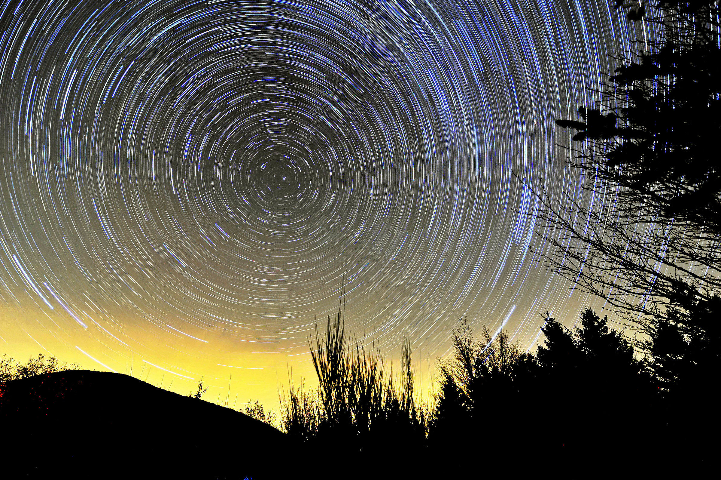 Startrails su monte cavallo!!