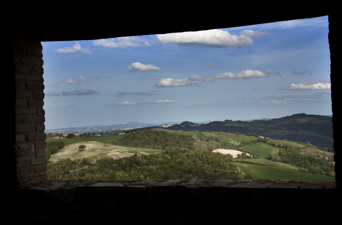 dalla finestra .....