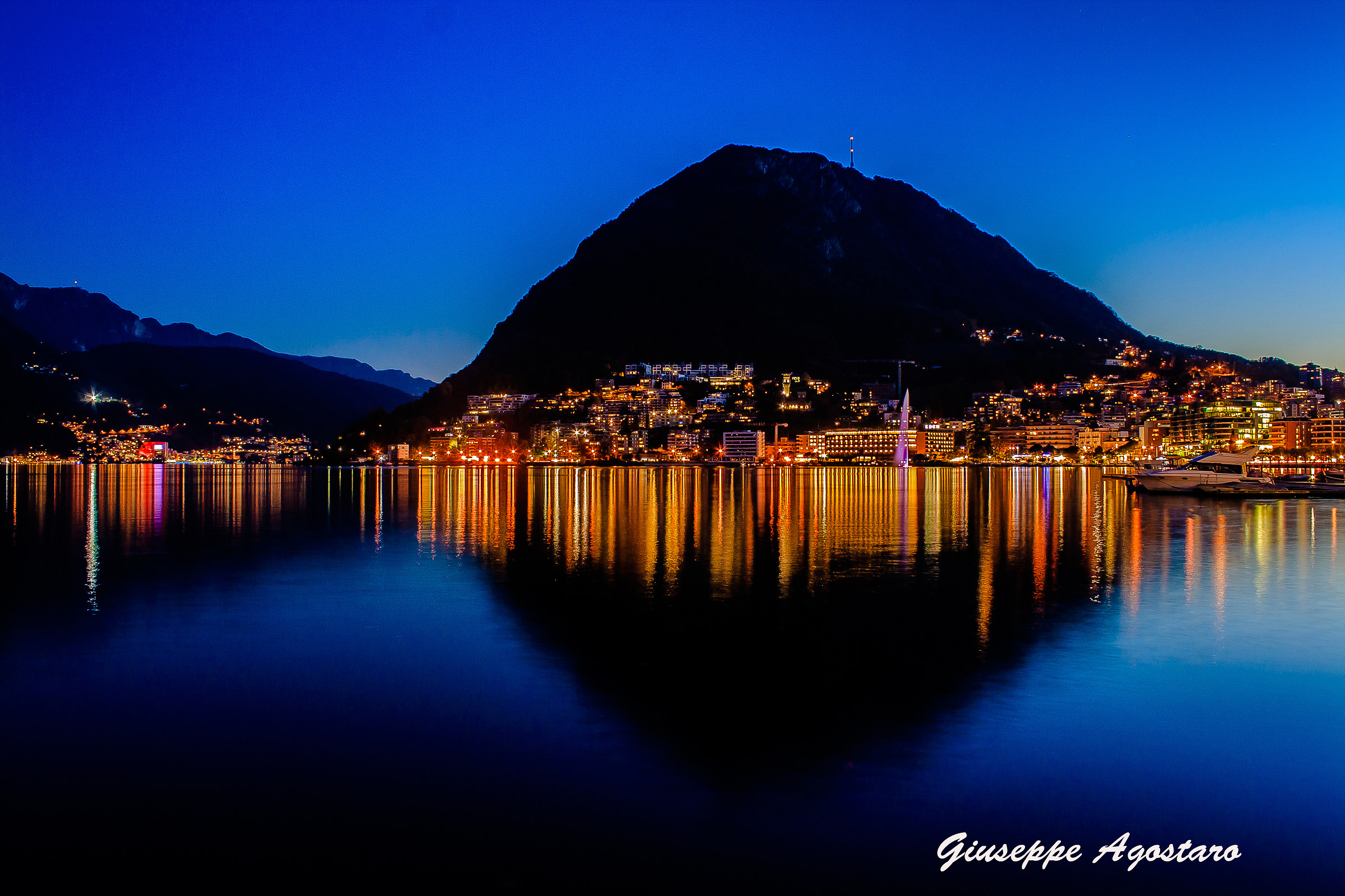 Lugano by night