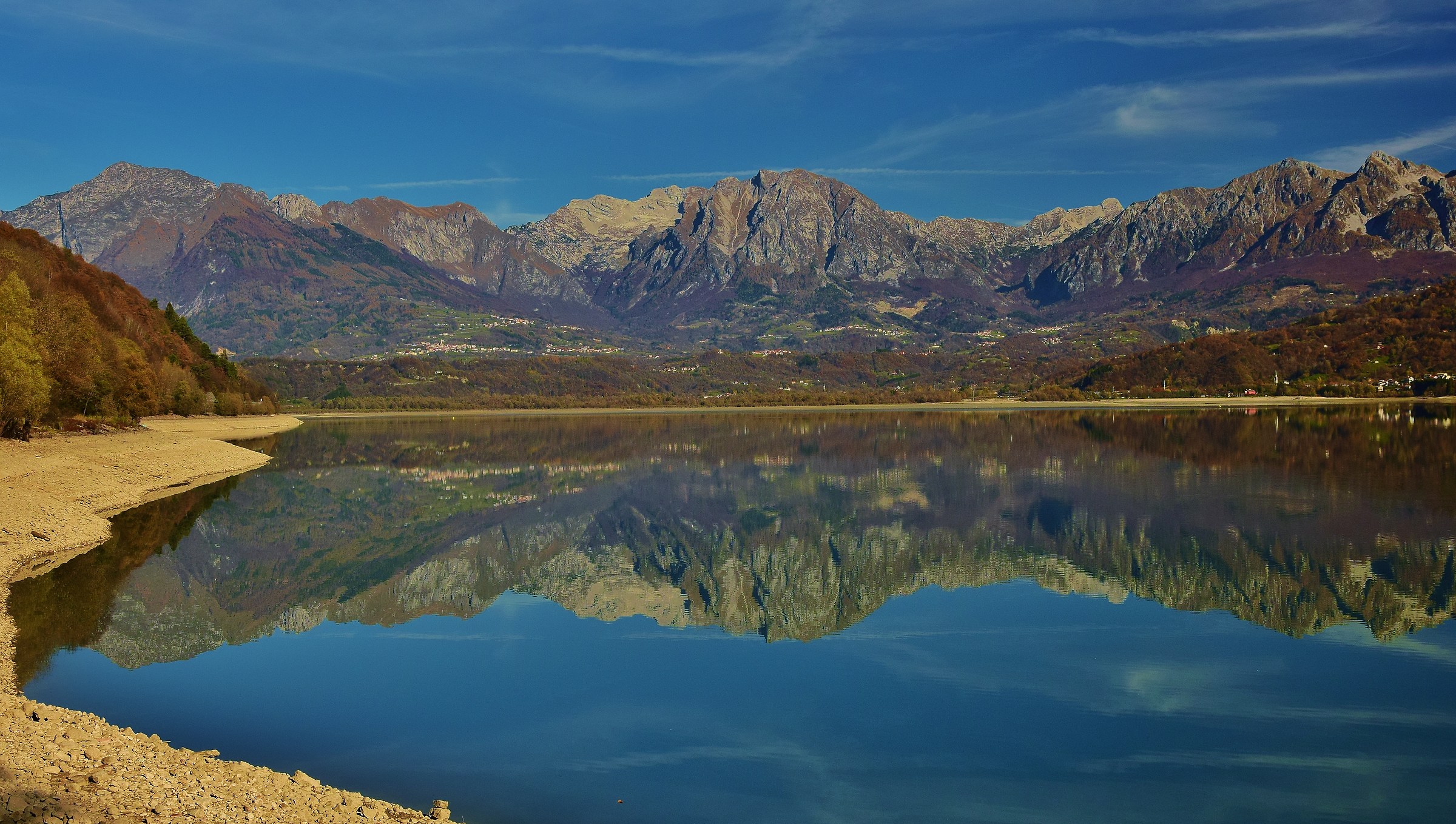 Reflections on Lake Santa Croce