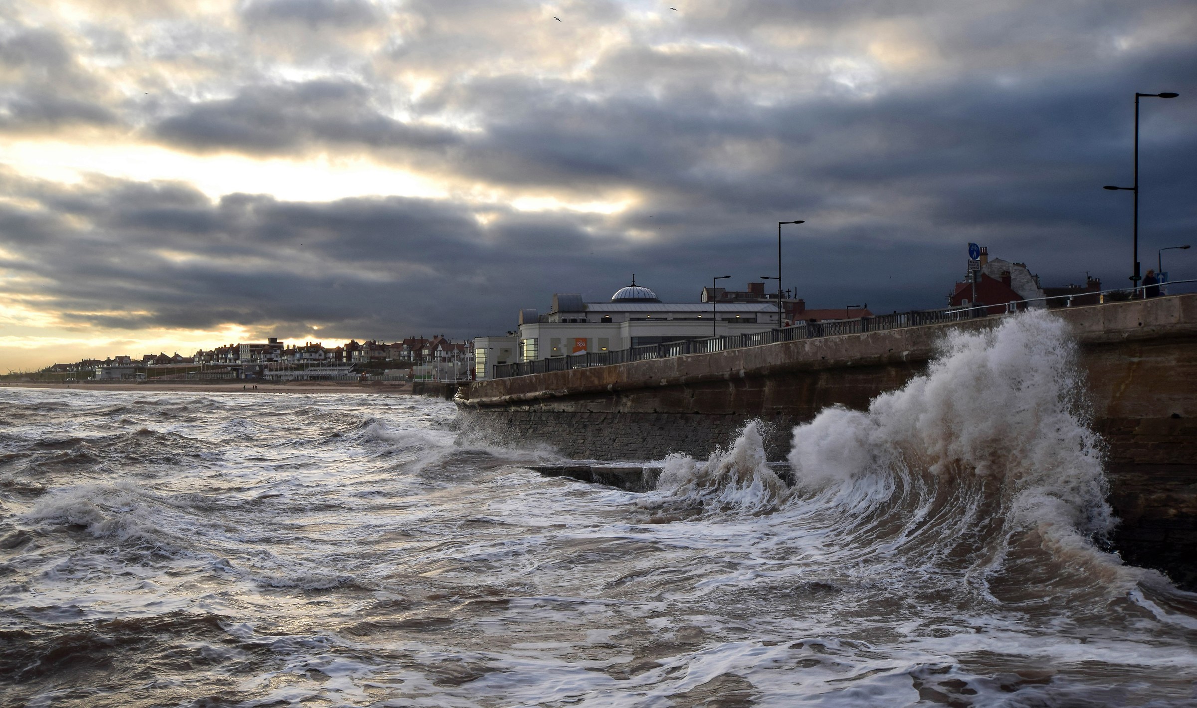 Wild Seas at Bridlington, Yorkshire