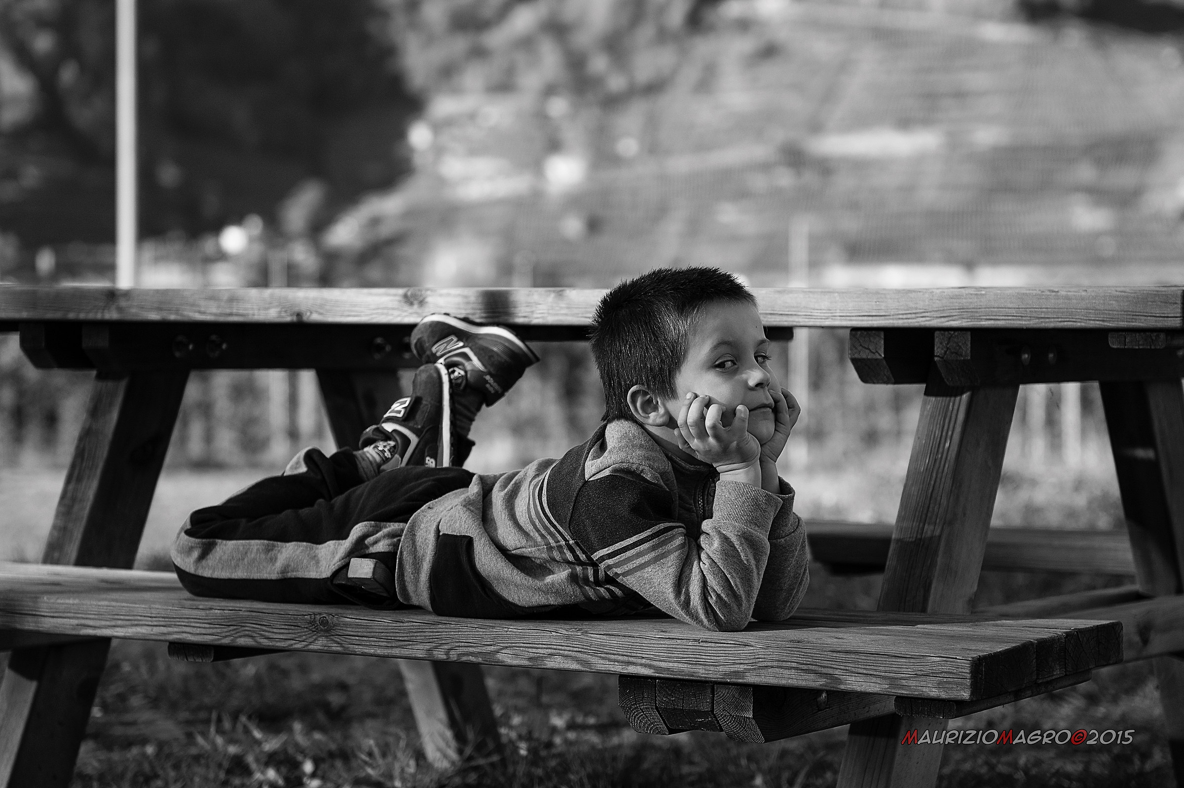 Riposino dopo un abella pedalata