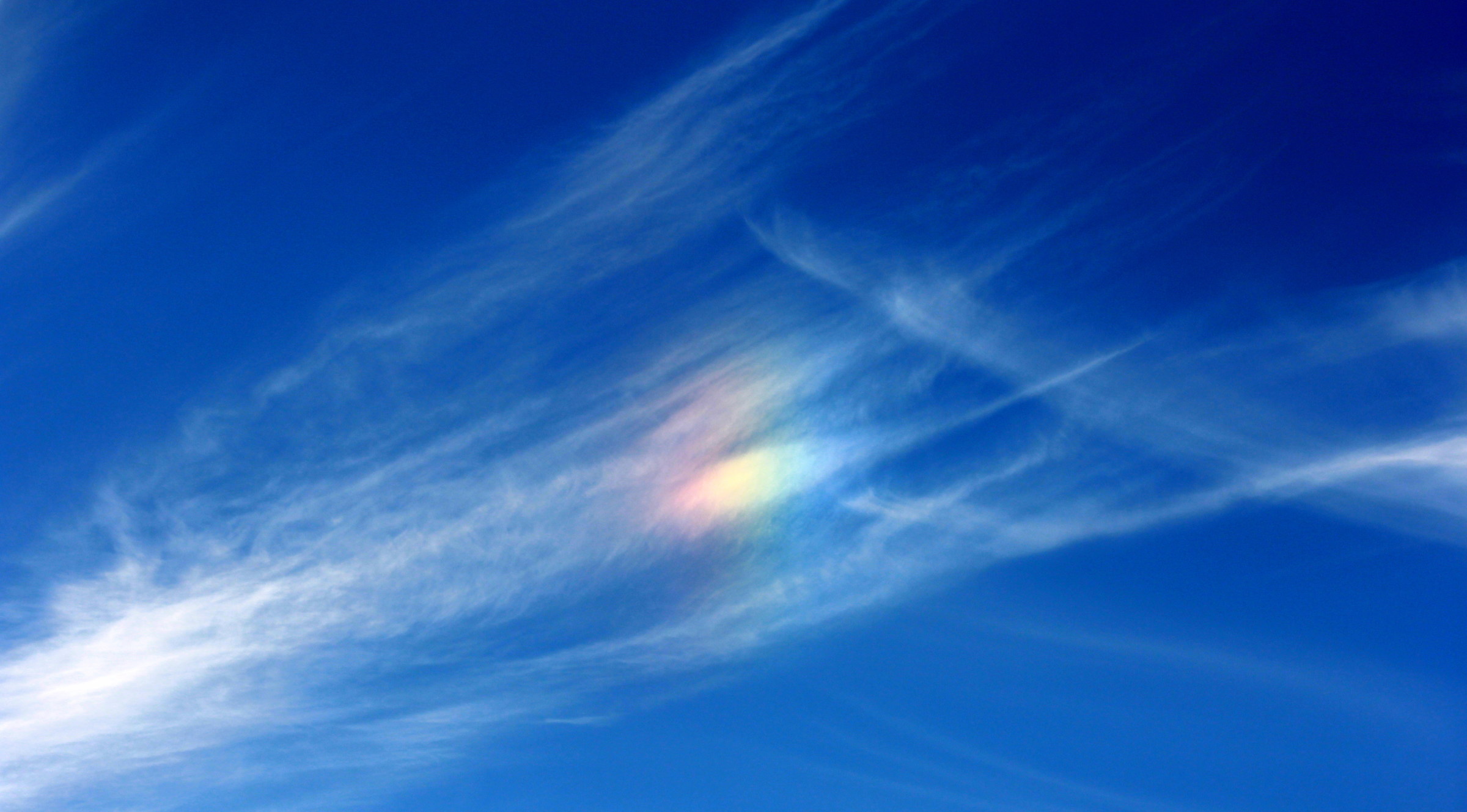 This afternoon in the sky ...