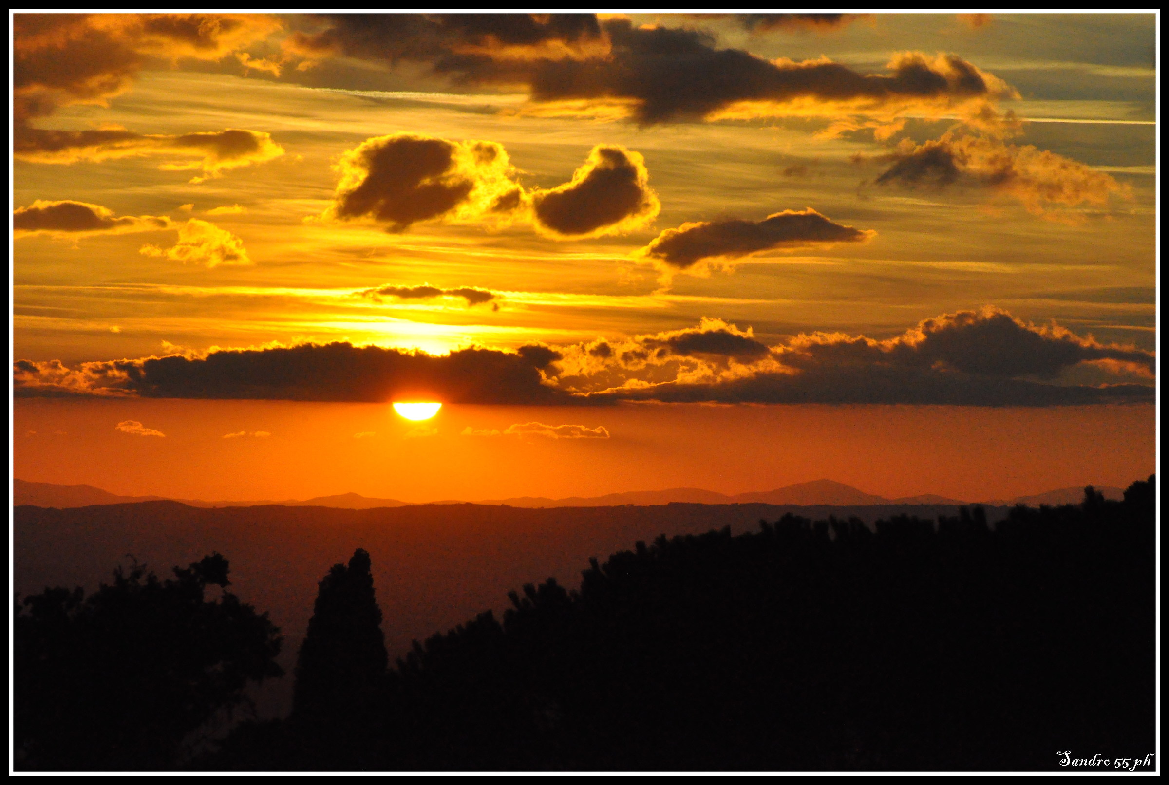 tramonto toscano