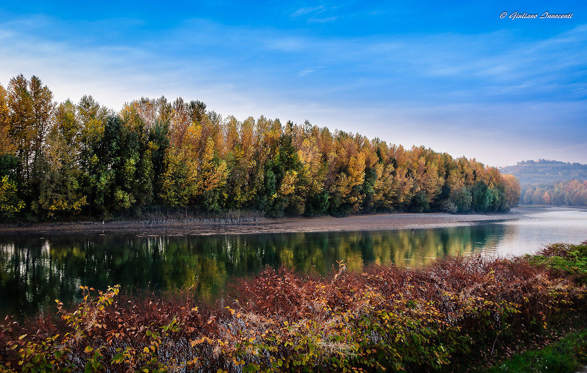 and 'Autumn arrived the river Adige