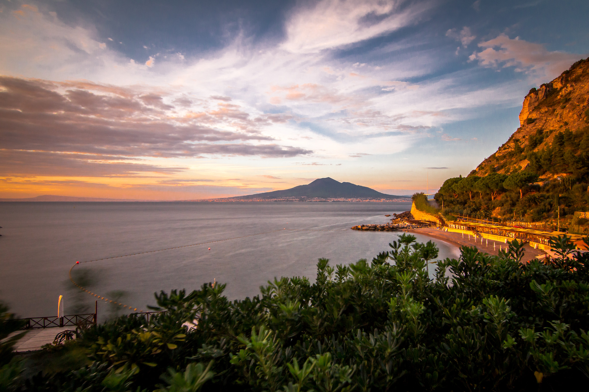 Il vesuvio visto da Vico Equense