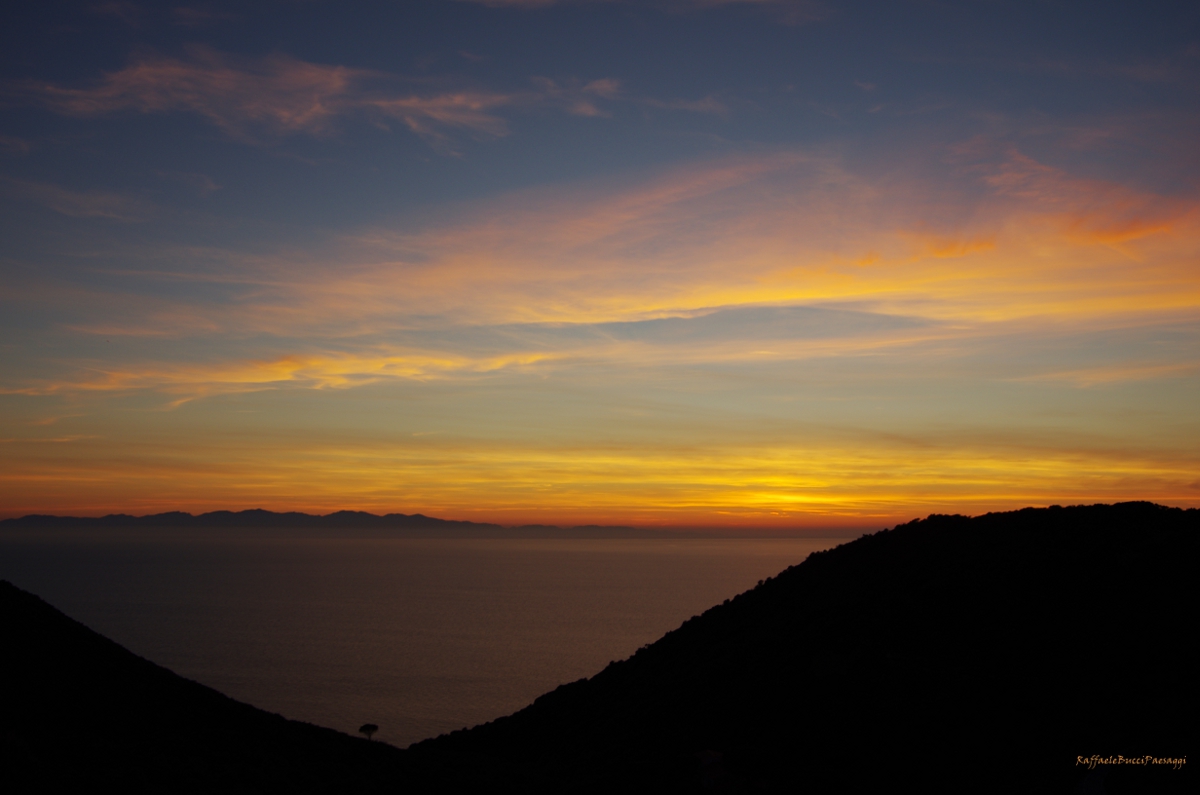 Atmosfera magica del tramonto