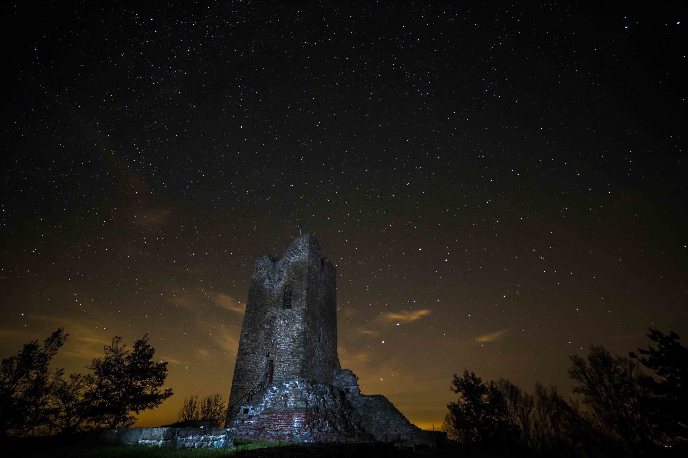 Rocca di Monte Battaglia (by night)