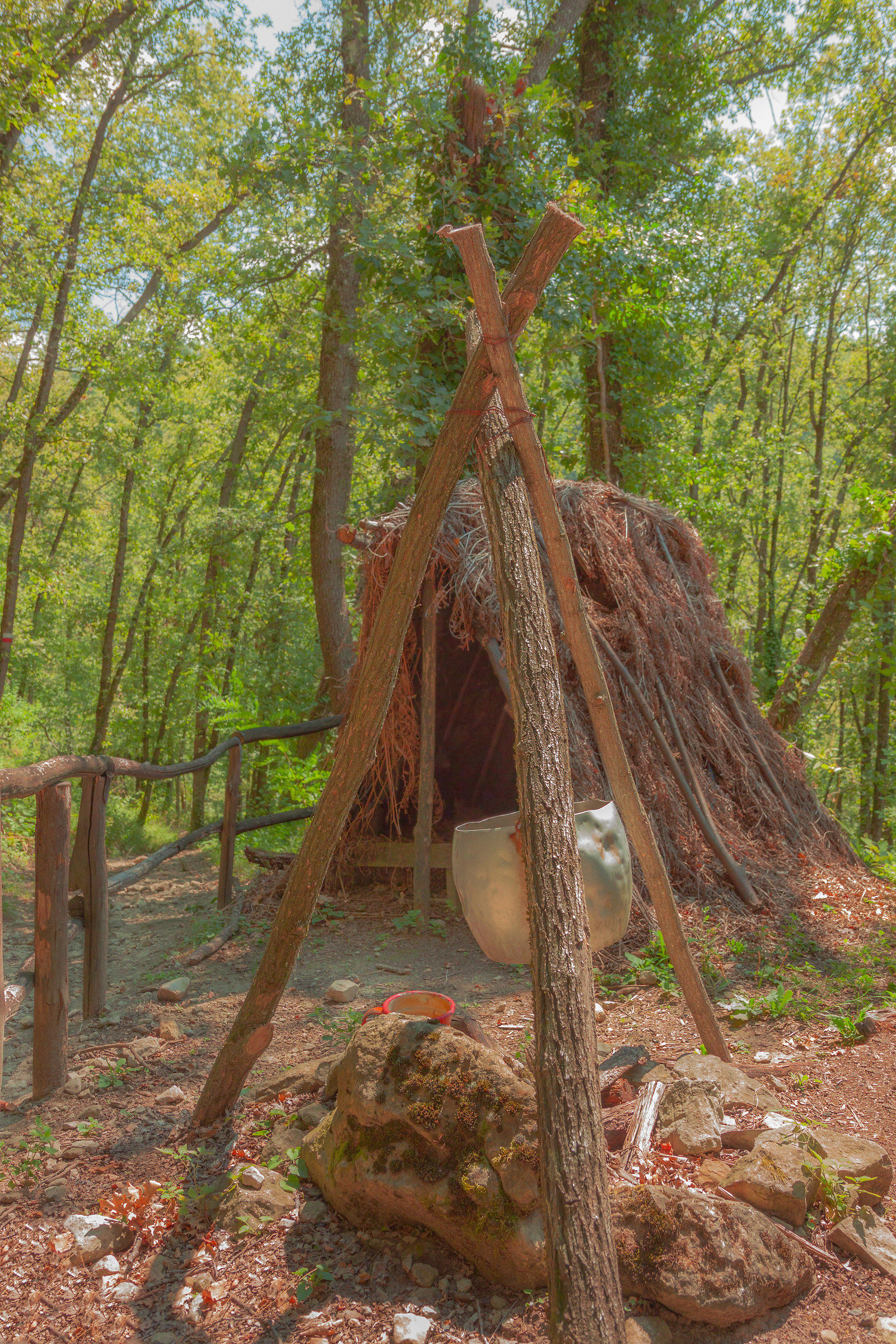 On the path to the coal Roccamalatina ...