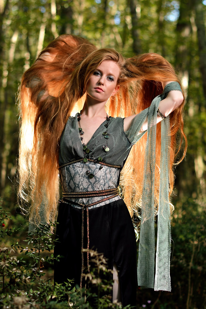 Capelli luminosi - Shooting nel bosco 20151101