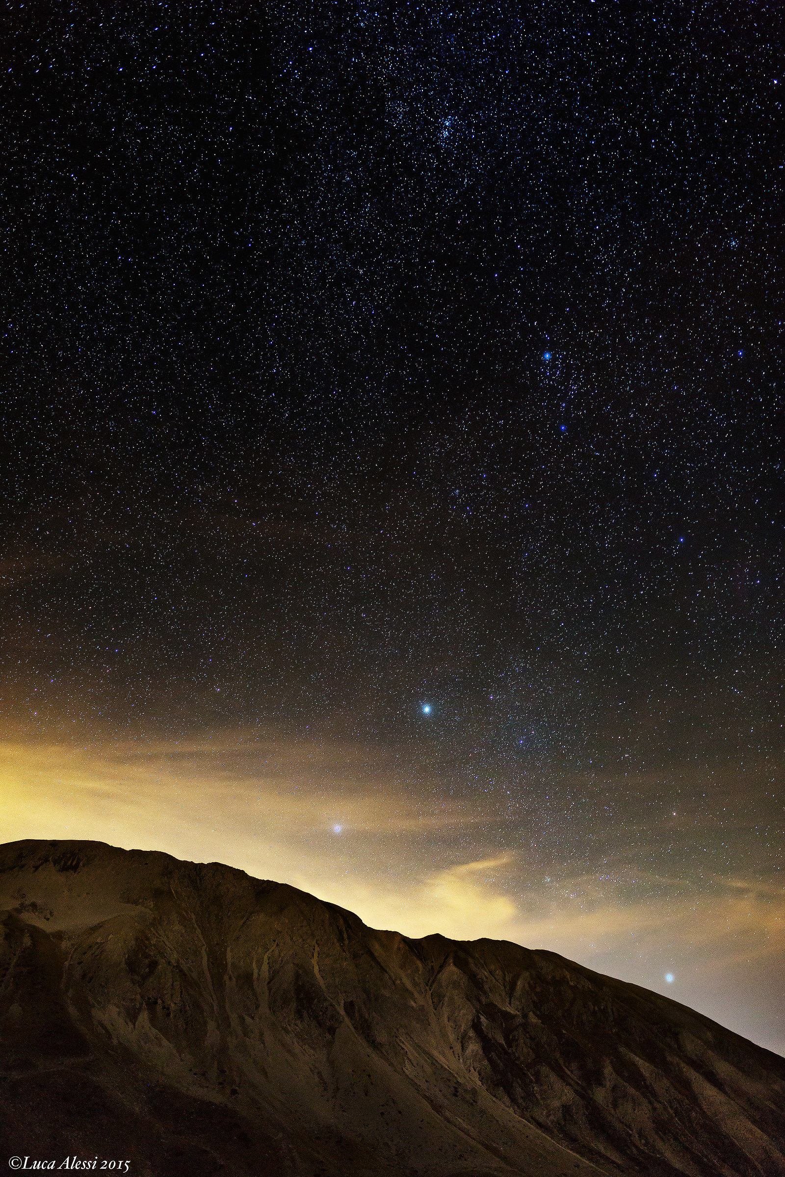 Monte Aquila under the stars