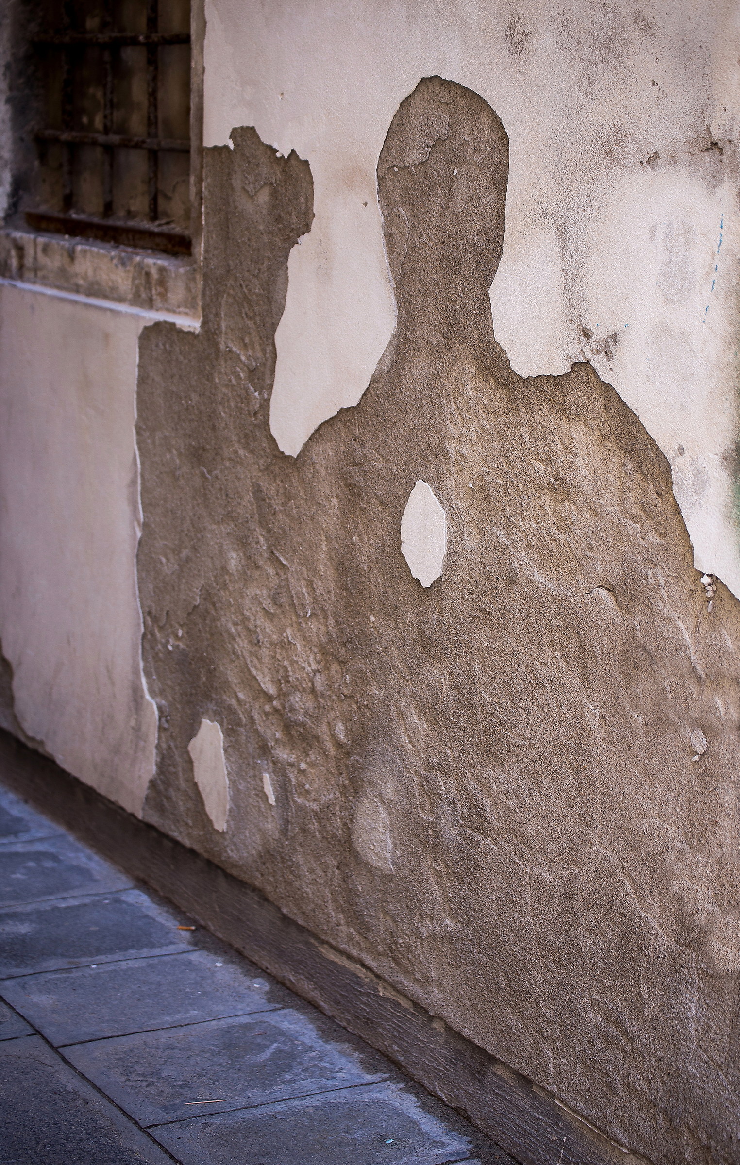 We two, etched on the wall ...