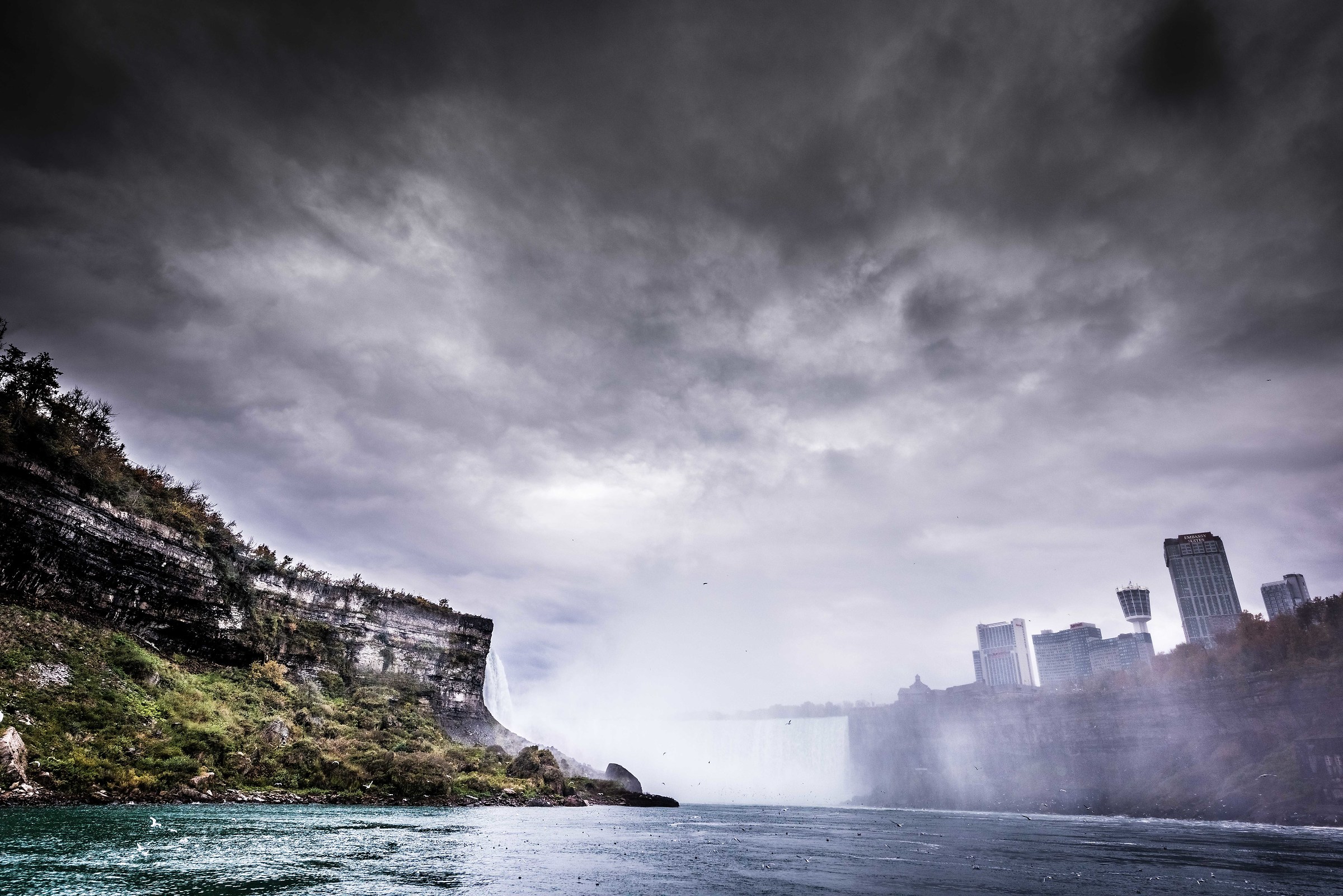 Progress over the Falls