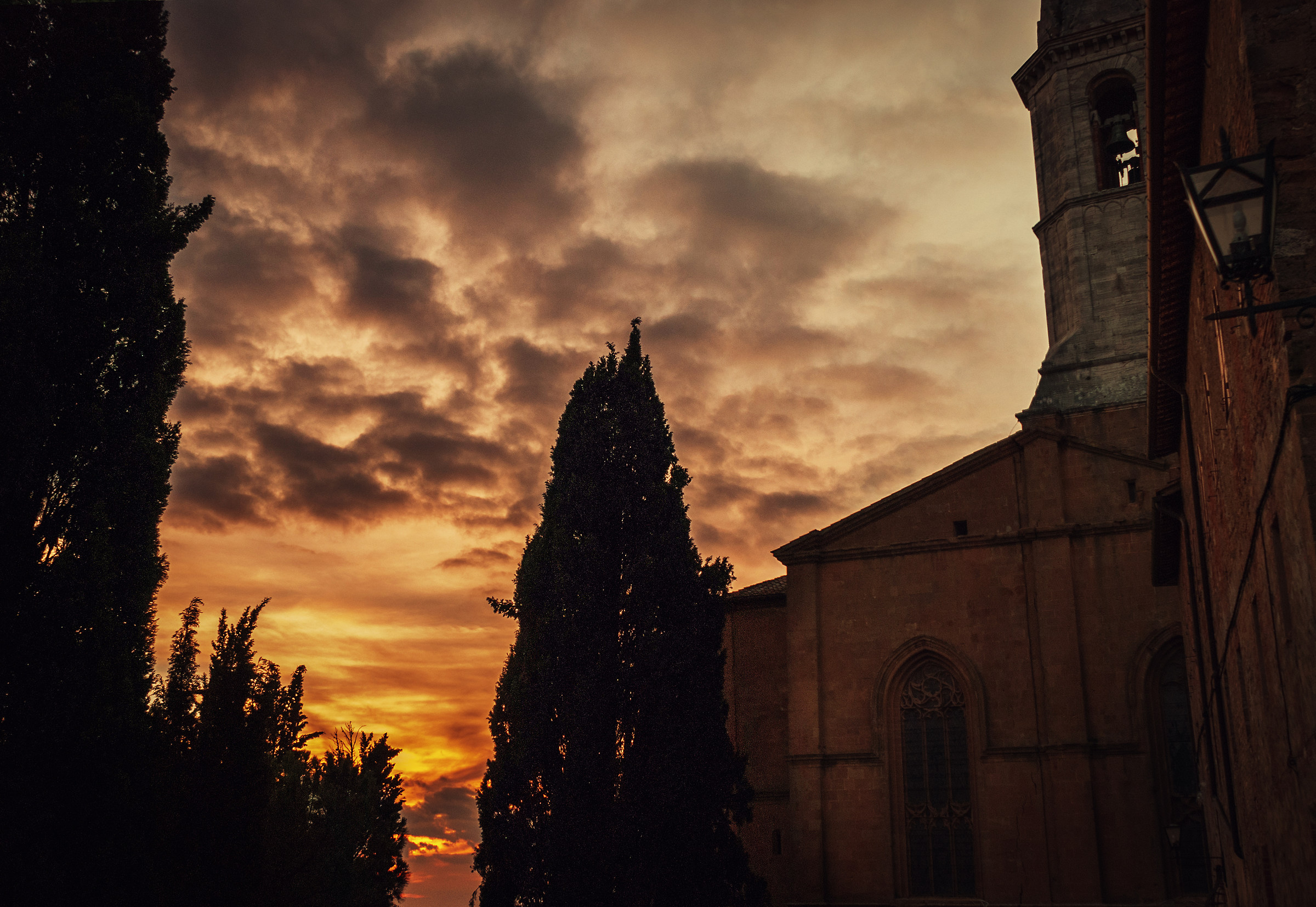 Tramonto a Pienza