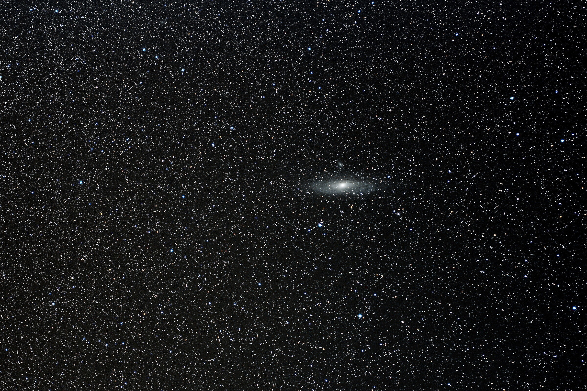 M31, the Andromeda galaxy, 33 frames!