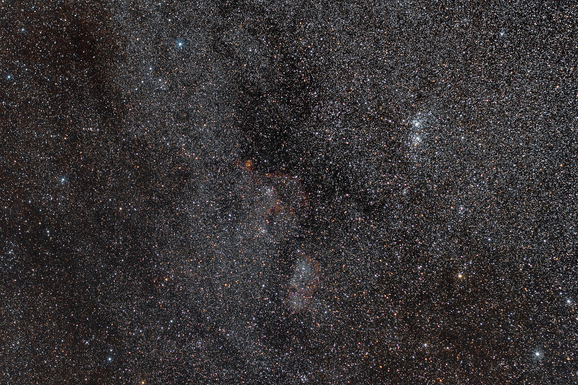 ic1805, heart nebula & ic1848, soul nebula, 40 frames!