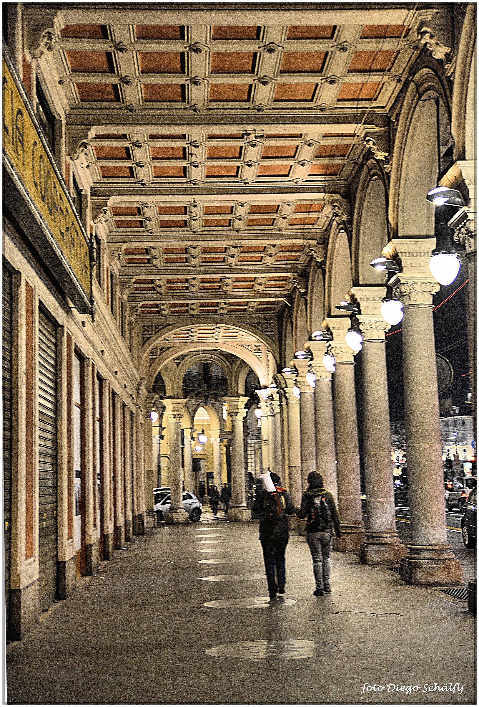 I portici di Via Pietro Micca