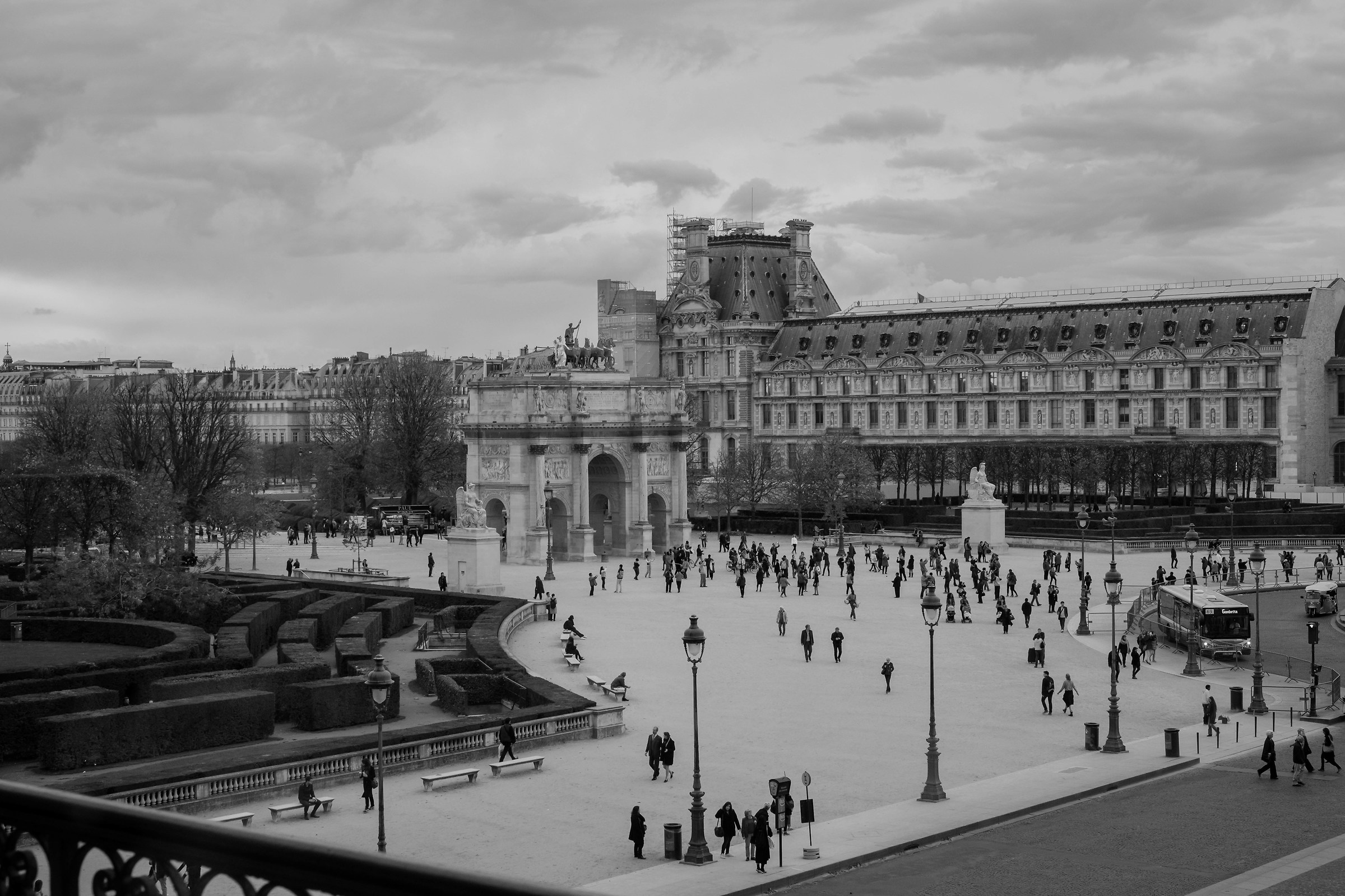 View from the Louvre